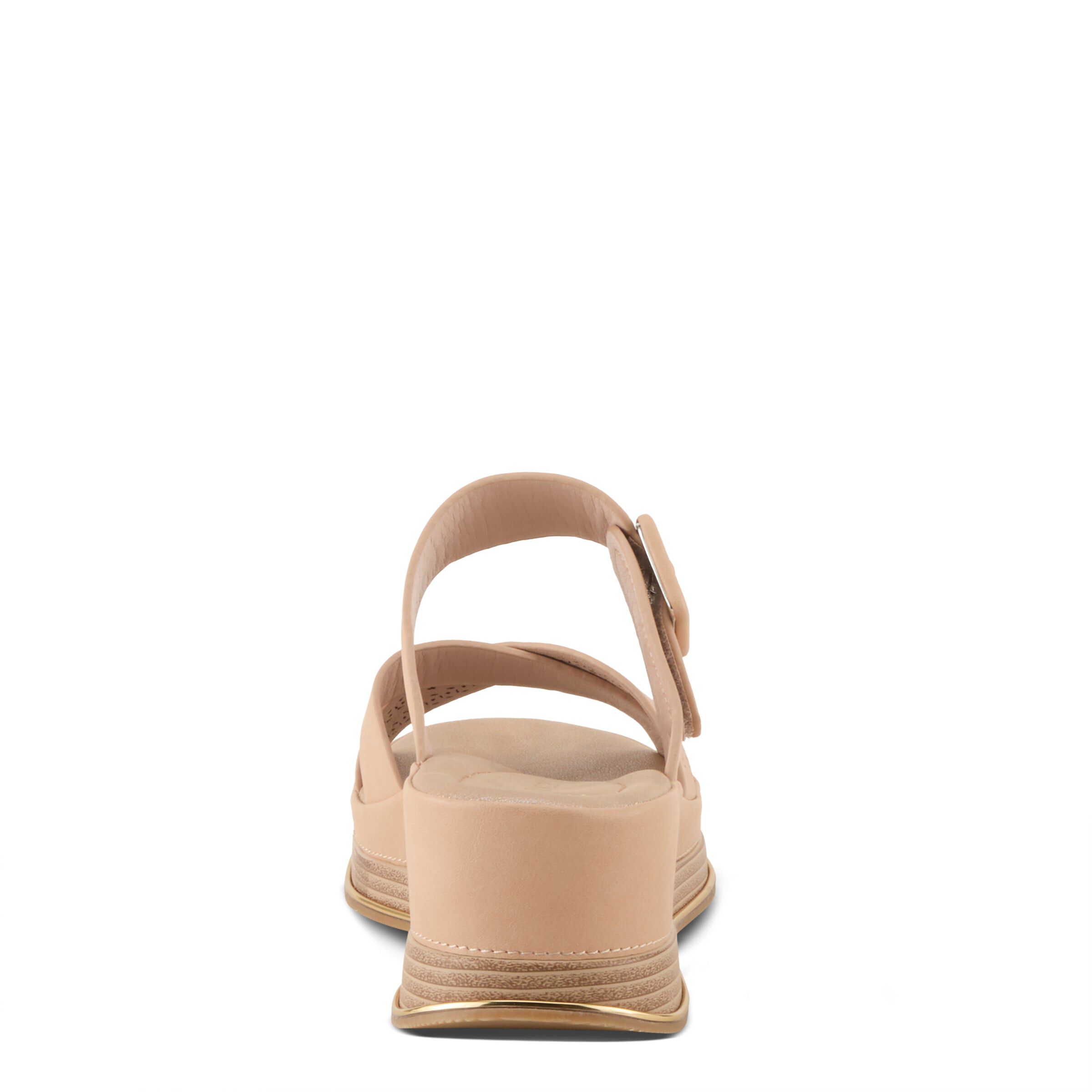 Cattaneo Wedge Sandal, BEIGE, on-hover image number 1