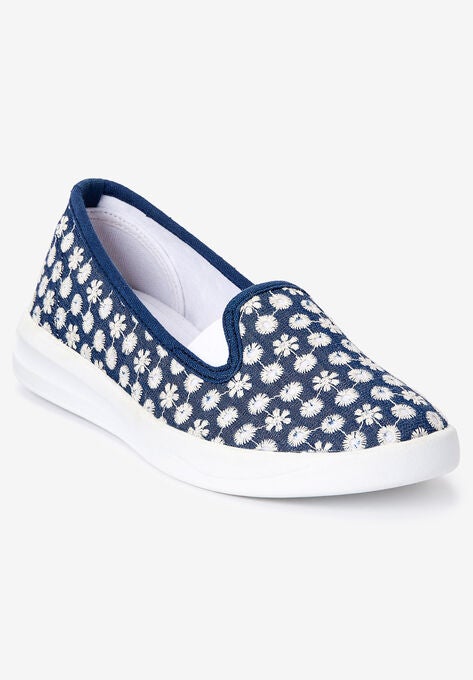 The Dottie Sneaker, NAVY EYELET TIE DYE, hi-res image number null