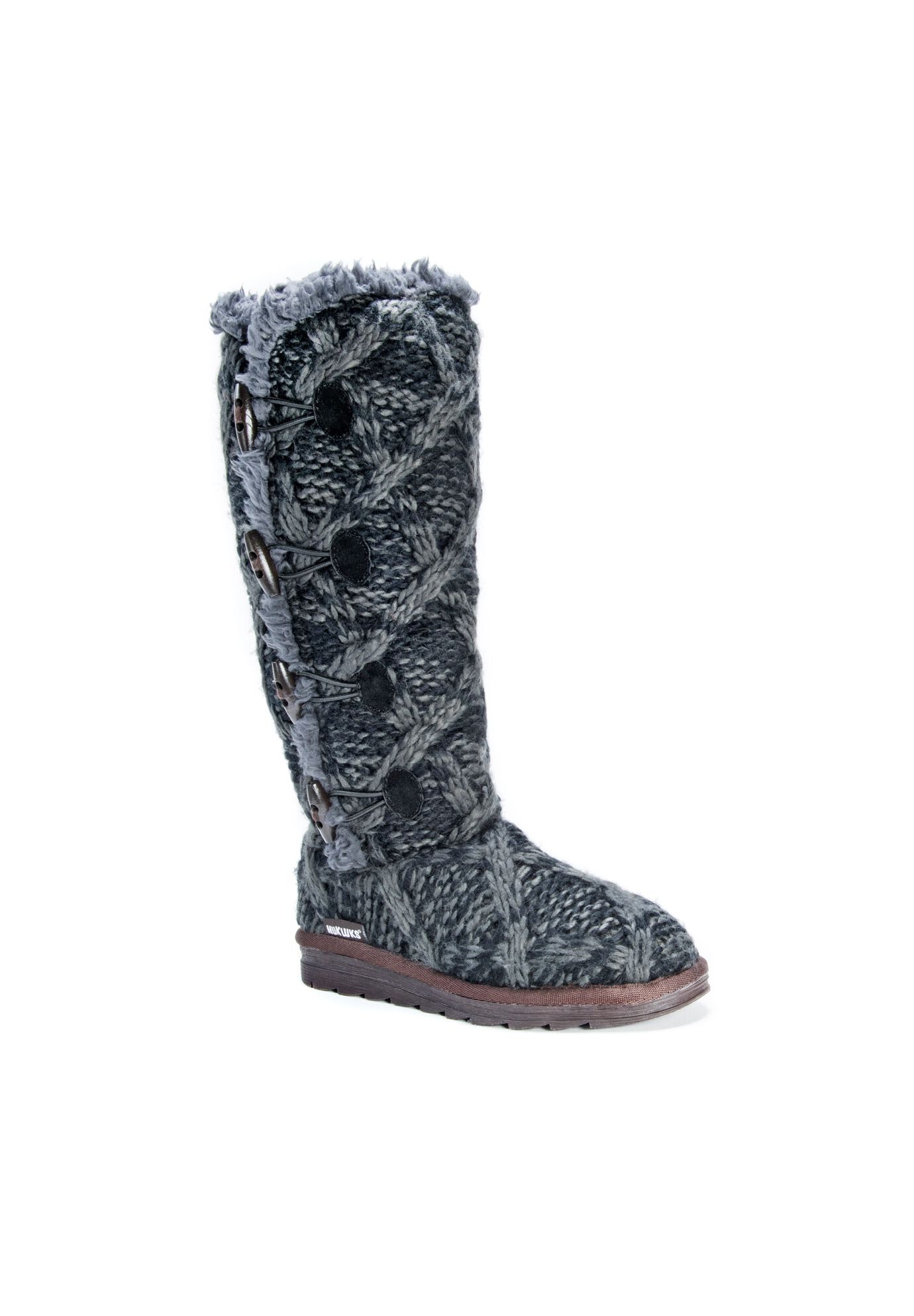 muk luks wide calf boots