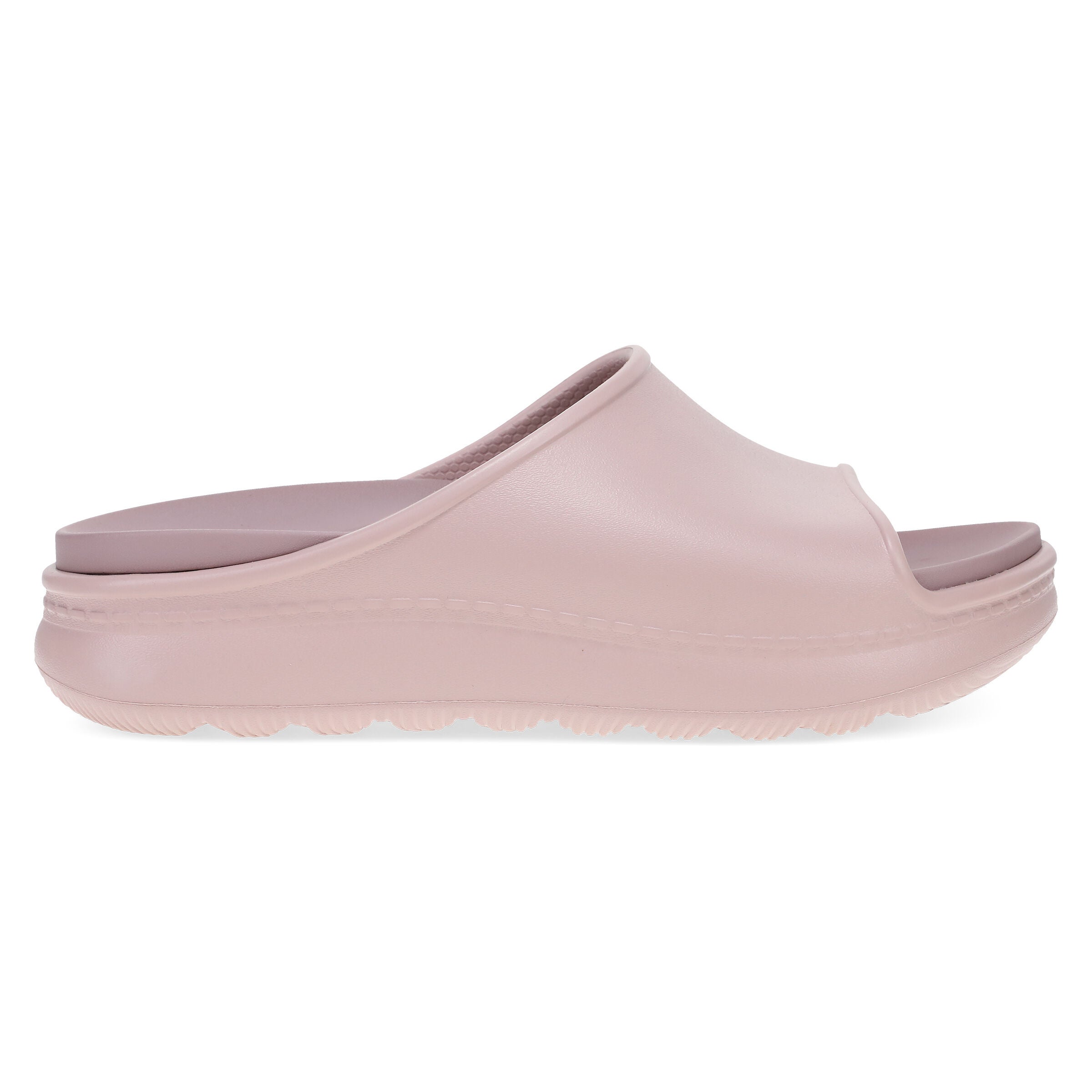 Devyn Molded Slip On Slide, MAUVE, alternate image number 4