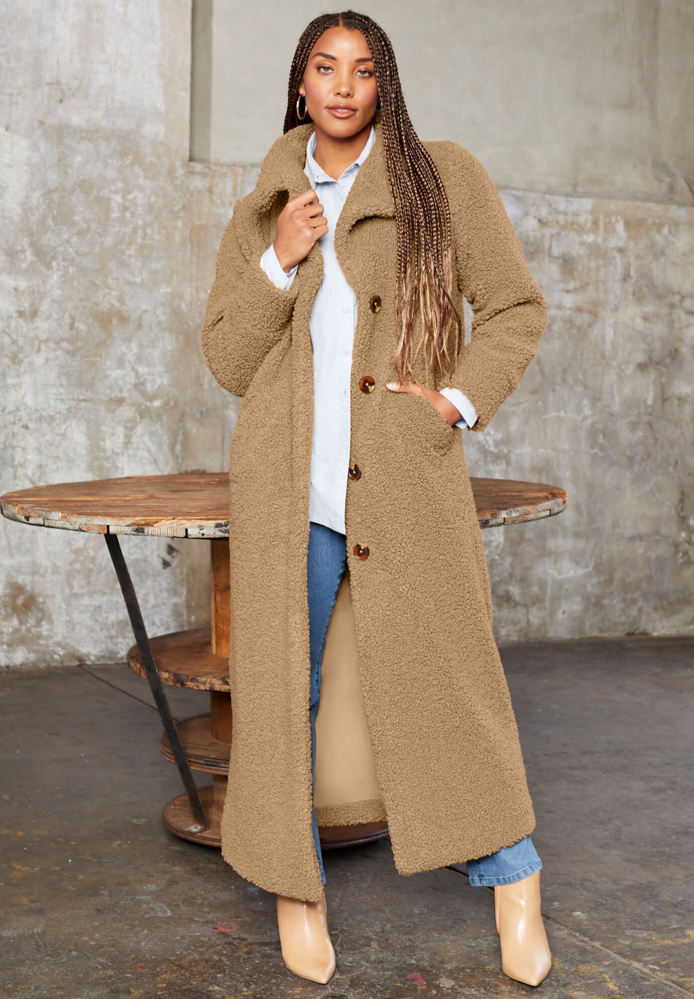 Maxi teddy bear shop coat