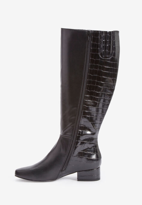 The Emerald Wide Calf Boot By Comfortview, , alternate image number null