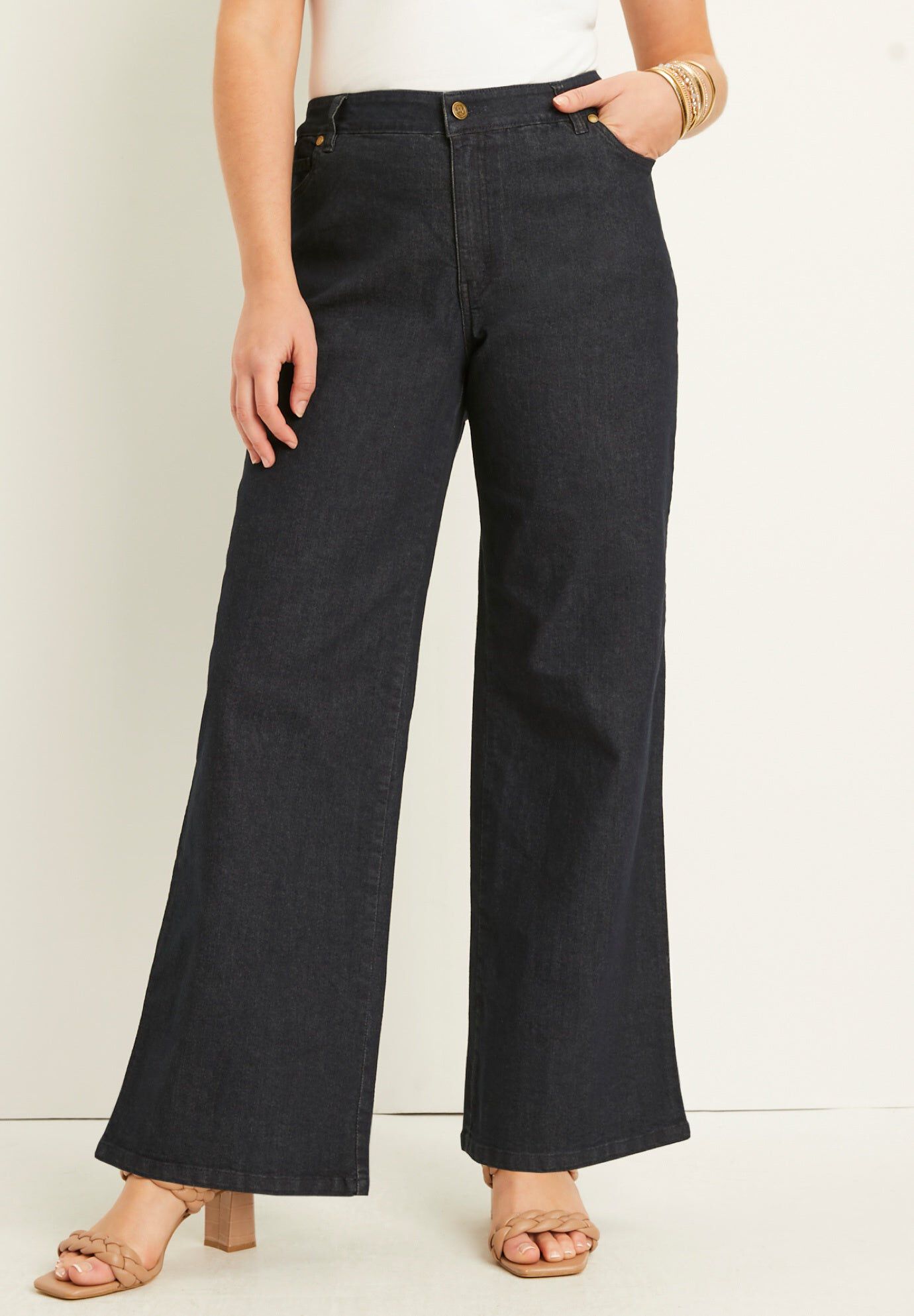 June Fit Wide-Leg Jeans
