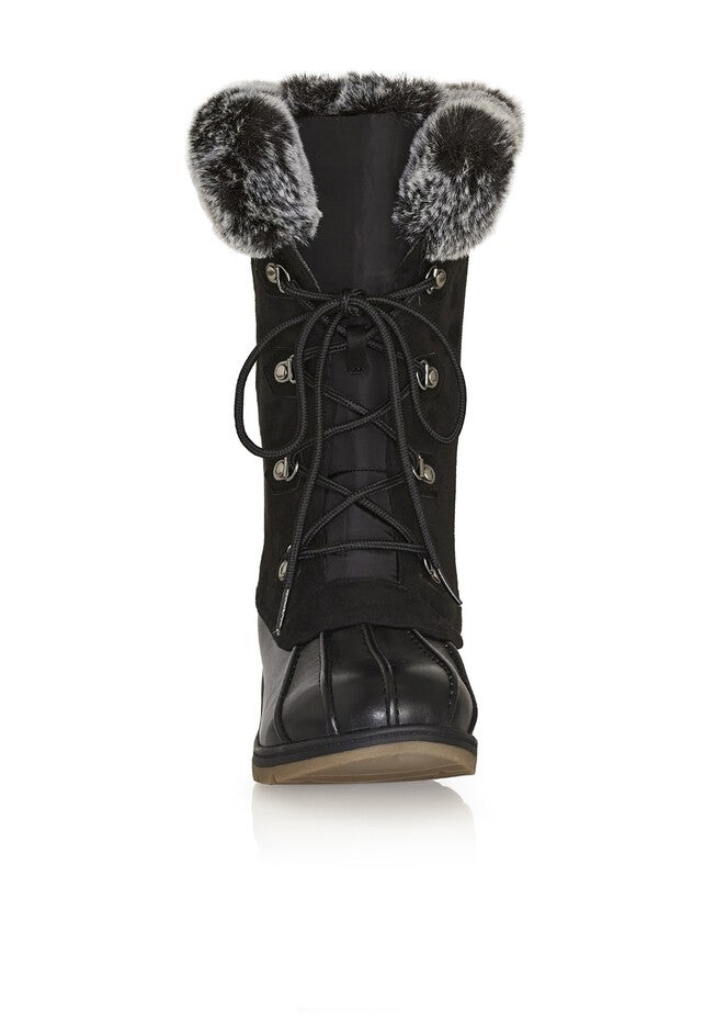 Gwenn Cold Weather Boot, BLACK, alternate image number null