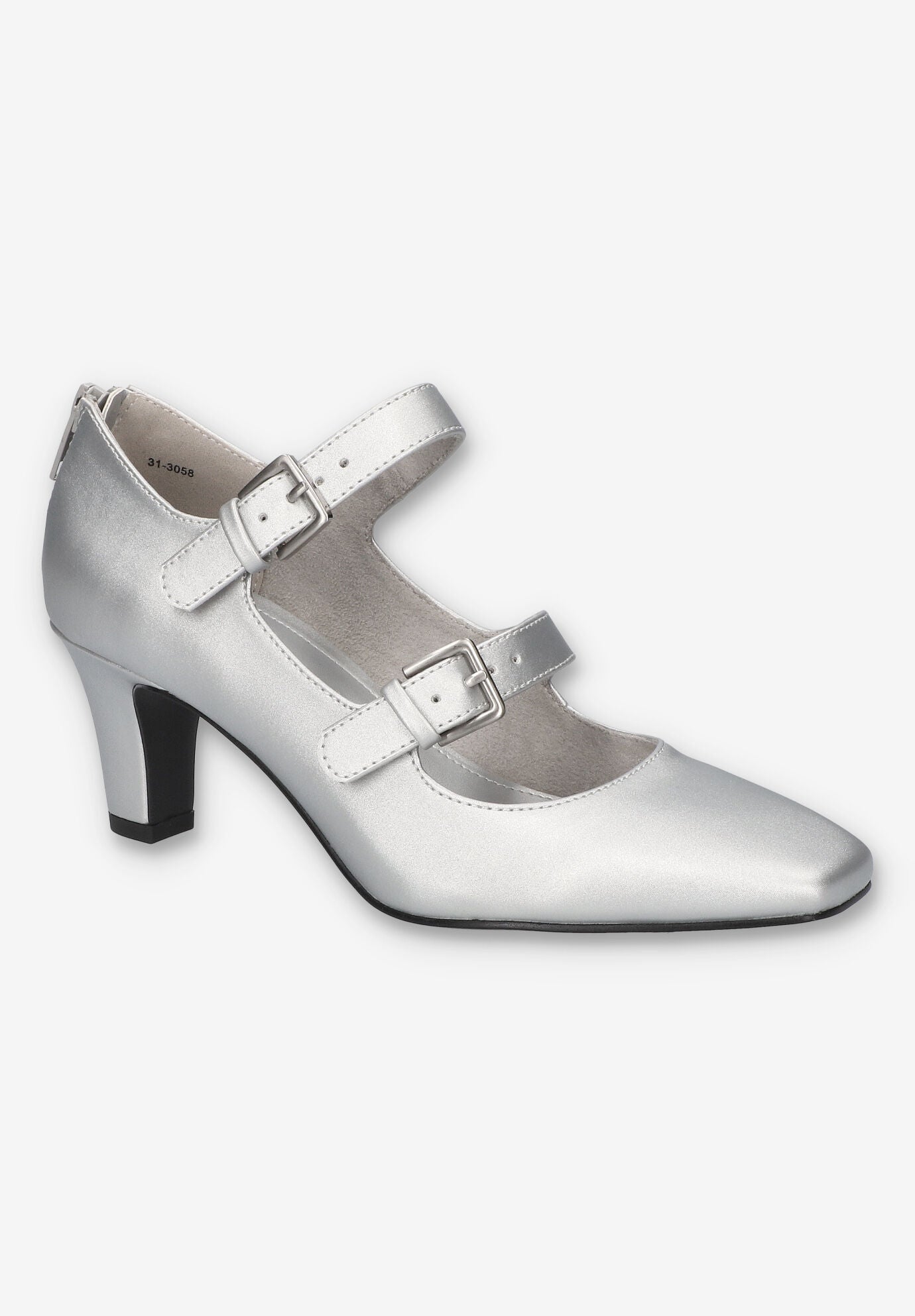Willis Pump, SILVER SATIN, hi-res image number 0