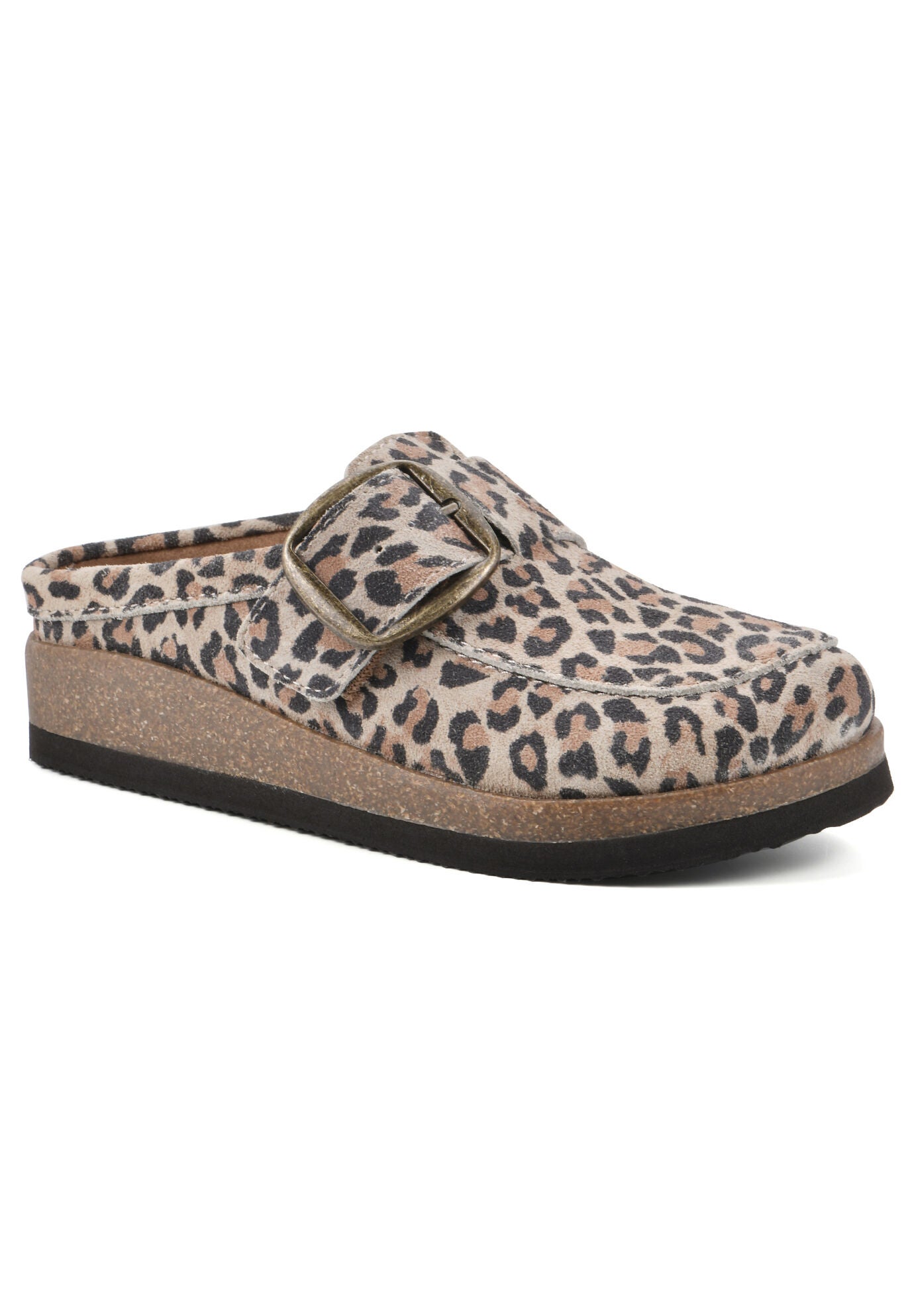 Bueno Casual Flat, NATURAL PRINT LEATHER, hi-res image number 0