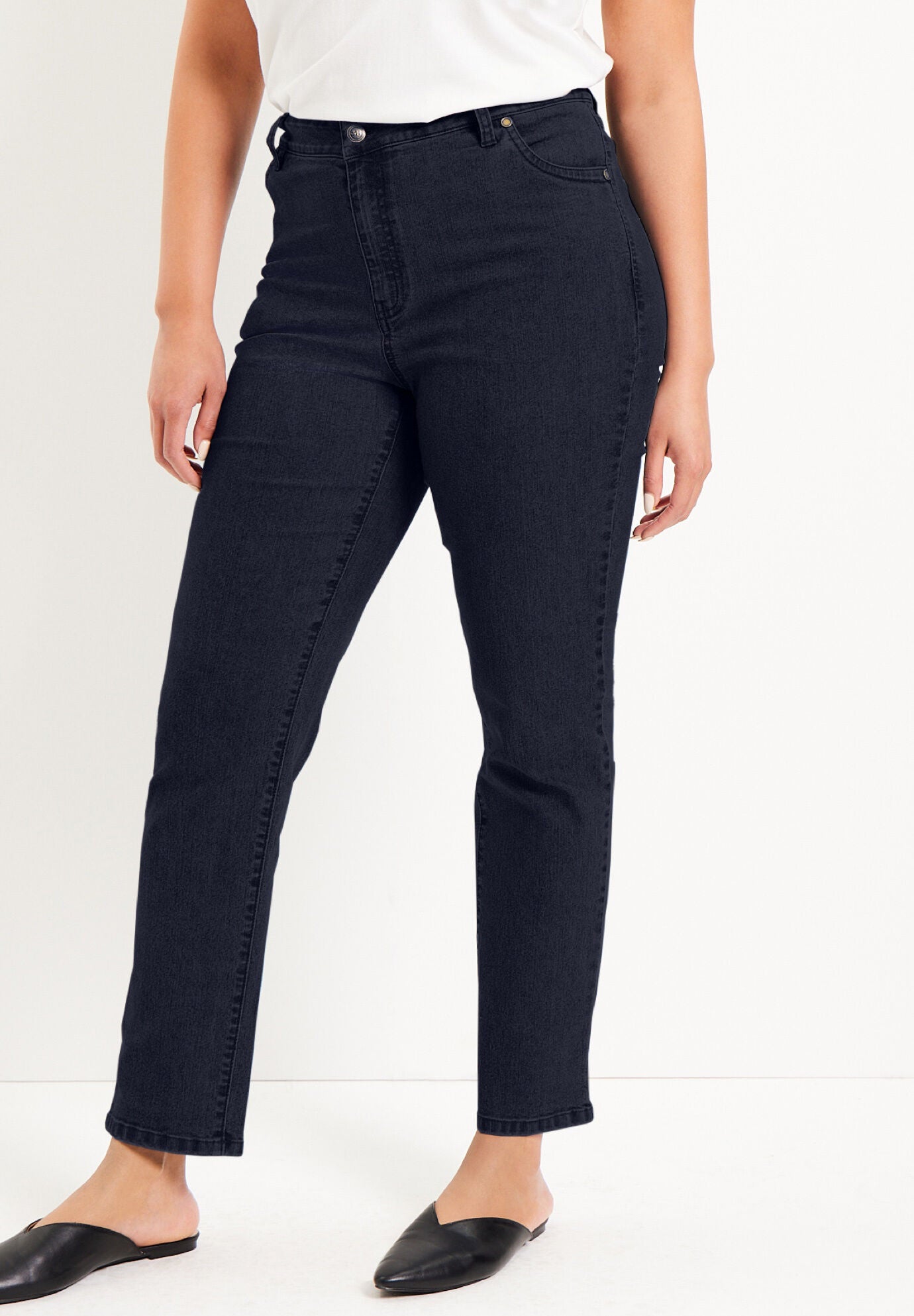 June Fit Straight-Leg Jeans, , alternate image number 3
