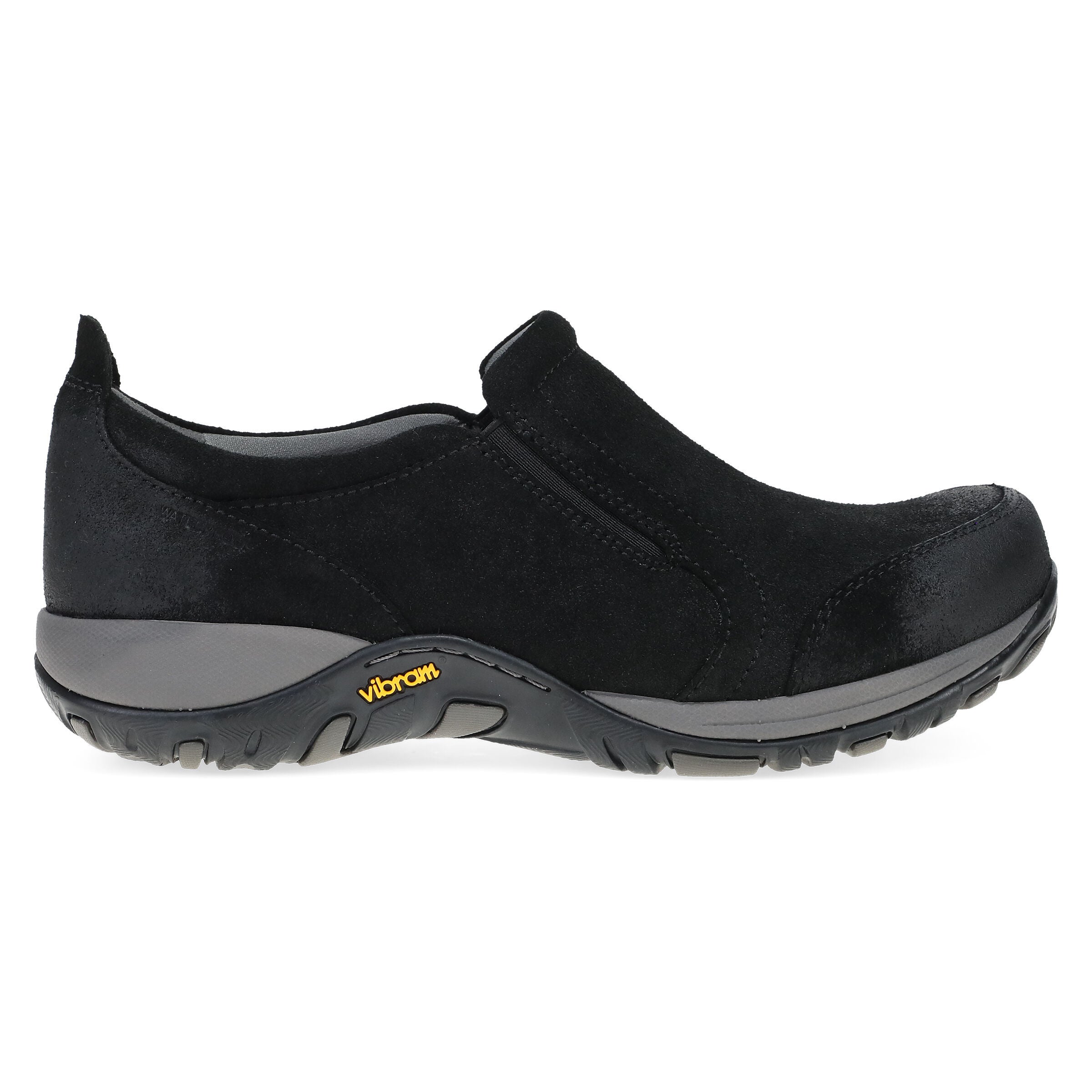 Pippy Suede Waterproof Slip On Sneaker, BLACK, alternate image number 4