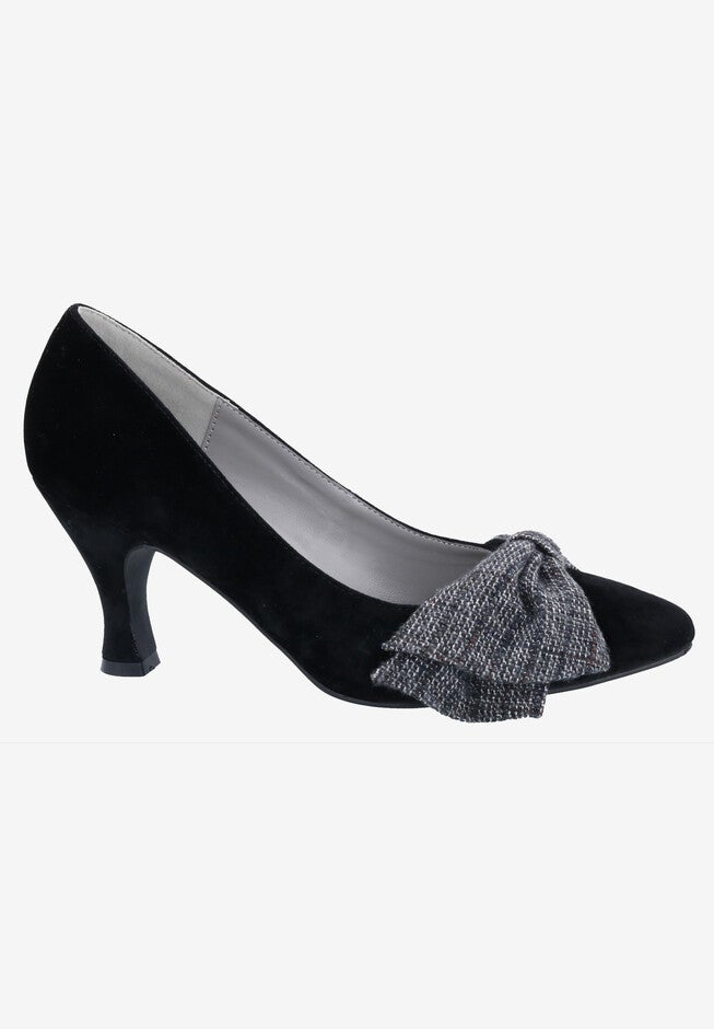 Charm Plaid Kitten Heel Pump, , on-hover image number 1