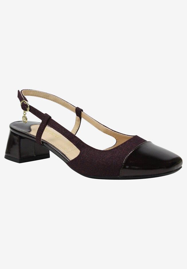Marcela Slingback by J.Renee®, WINE TWILL, hi-res image number null