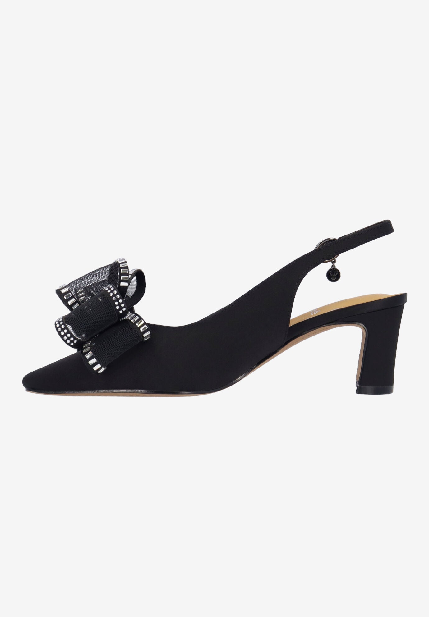 Kalindra Slingback Pump, BLACK, alternate image number 4