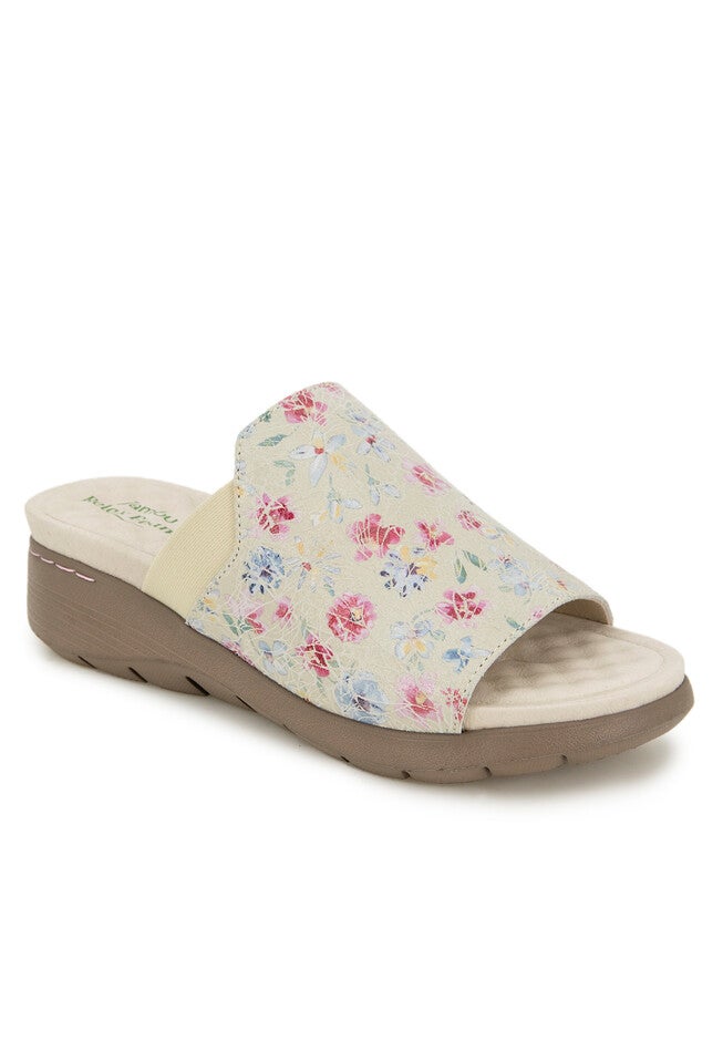Queens Sandal, TAN FLOWER, hi-res image number null