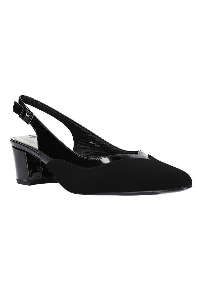 Takayla Slingback , BLACK SUEDE, hi-res image number 0