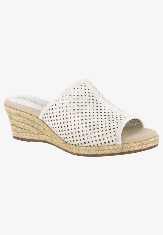 Mandy Wedge by Easy Street®, WHITE LINEN, hi-res image number null
