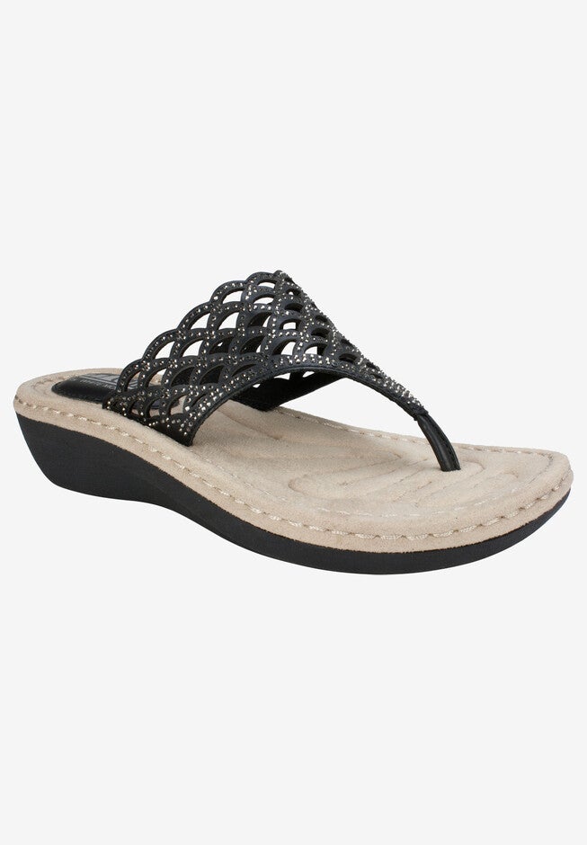 Cameo Sandal , WHITE SMOOTH, hi-res image number null