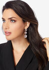 Tiered Geometric Drop Earring, SOFT BLUSH STONE, hi-res image number null