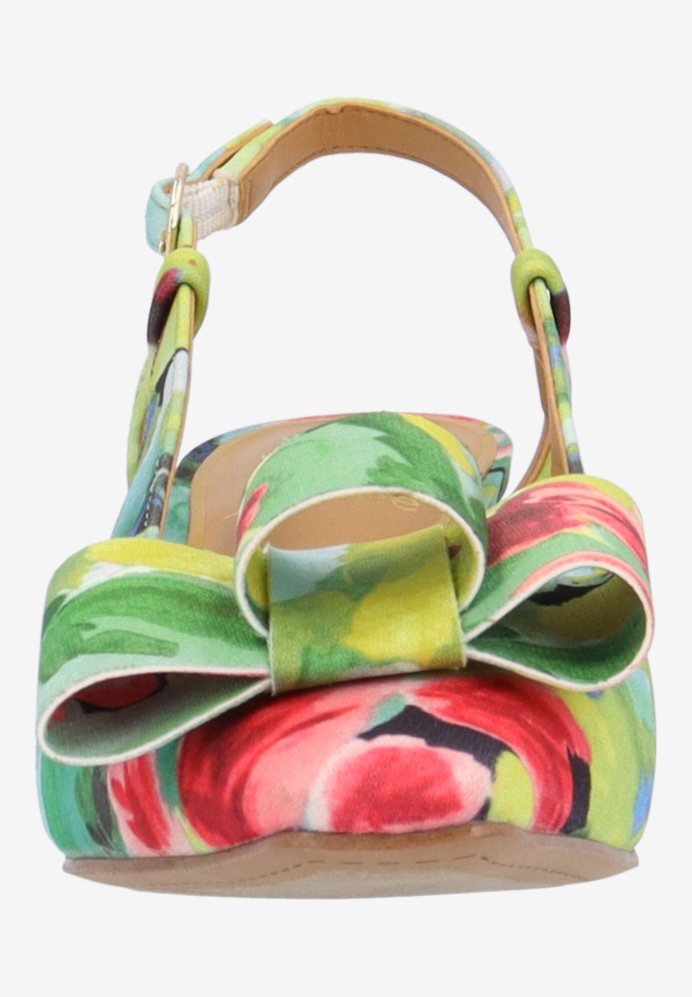 Greer Slingback Pump, GREEN, alternate image number 3