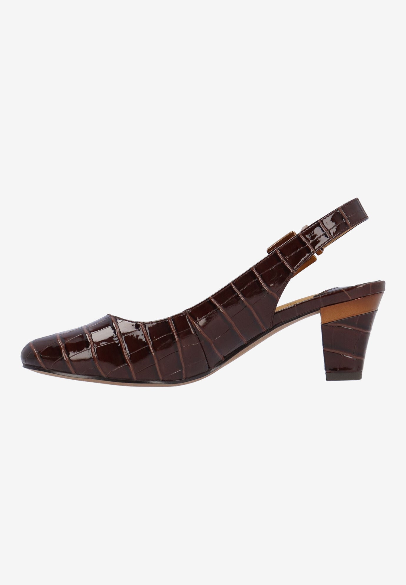 Malree Slingback Pump, BROWN, alternate image number 4