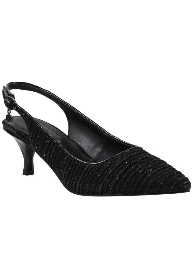 Battista Sling, BLACK GLITTER, hi-res image number null