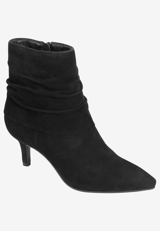 Ramble On Bootie , BLACK SUEDE, hi-res image number null