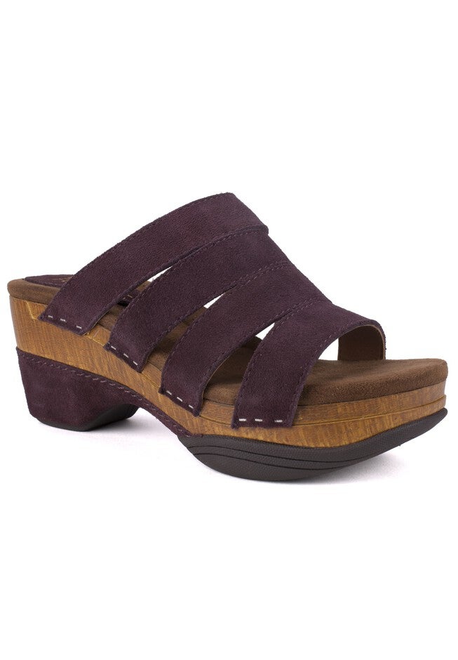 Montana Sandal by White Mountain, BURGUNDY, hi-res image number null