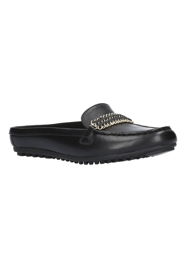 Lucinda Slip On , BLACK LEATHER, hi-res image number null