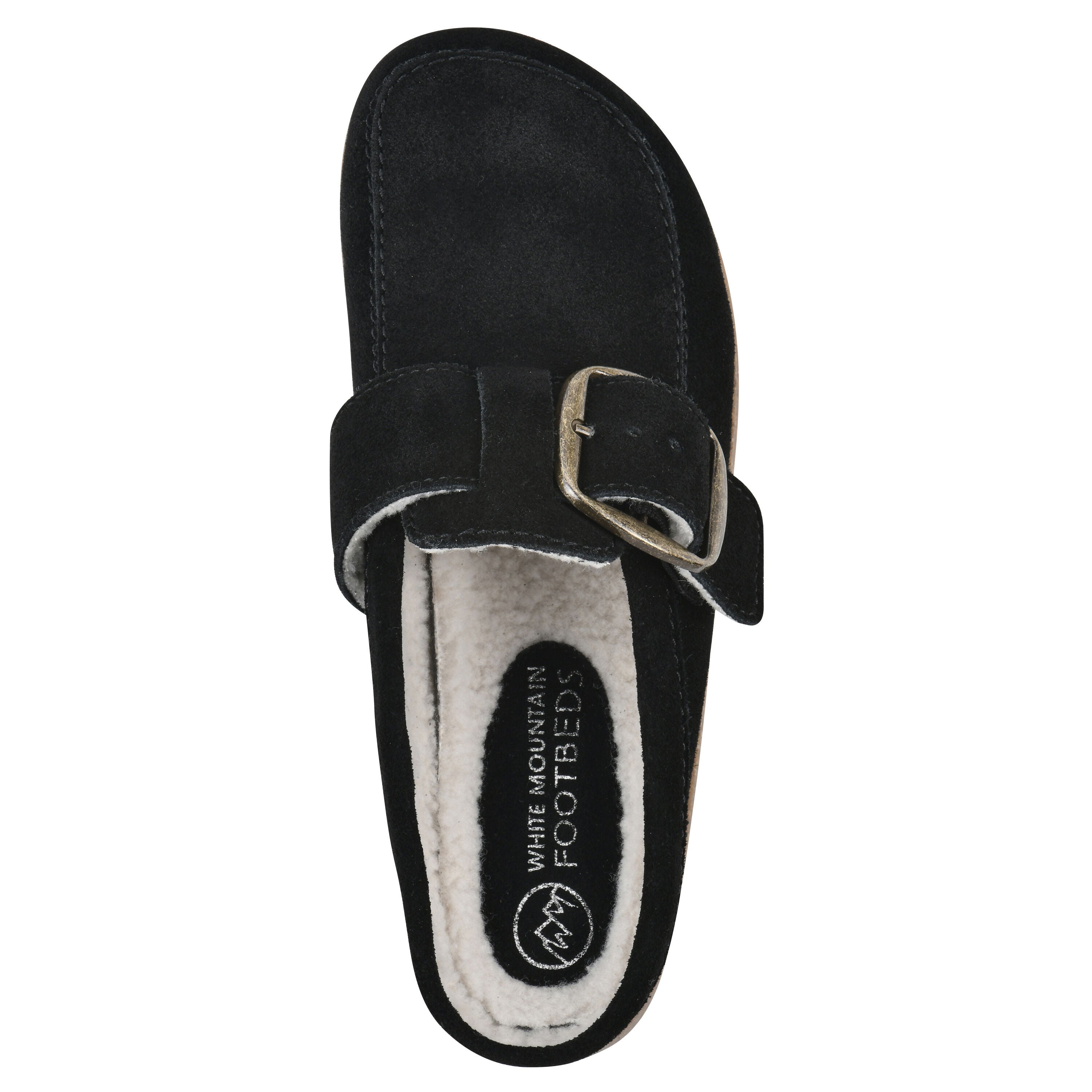 Bueno Footbeds Clog, BLACK SUEDE FF, alternate image number 4