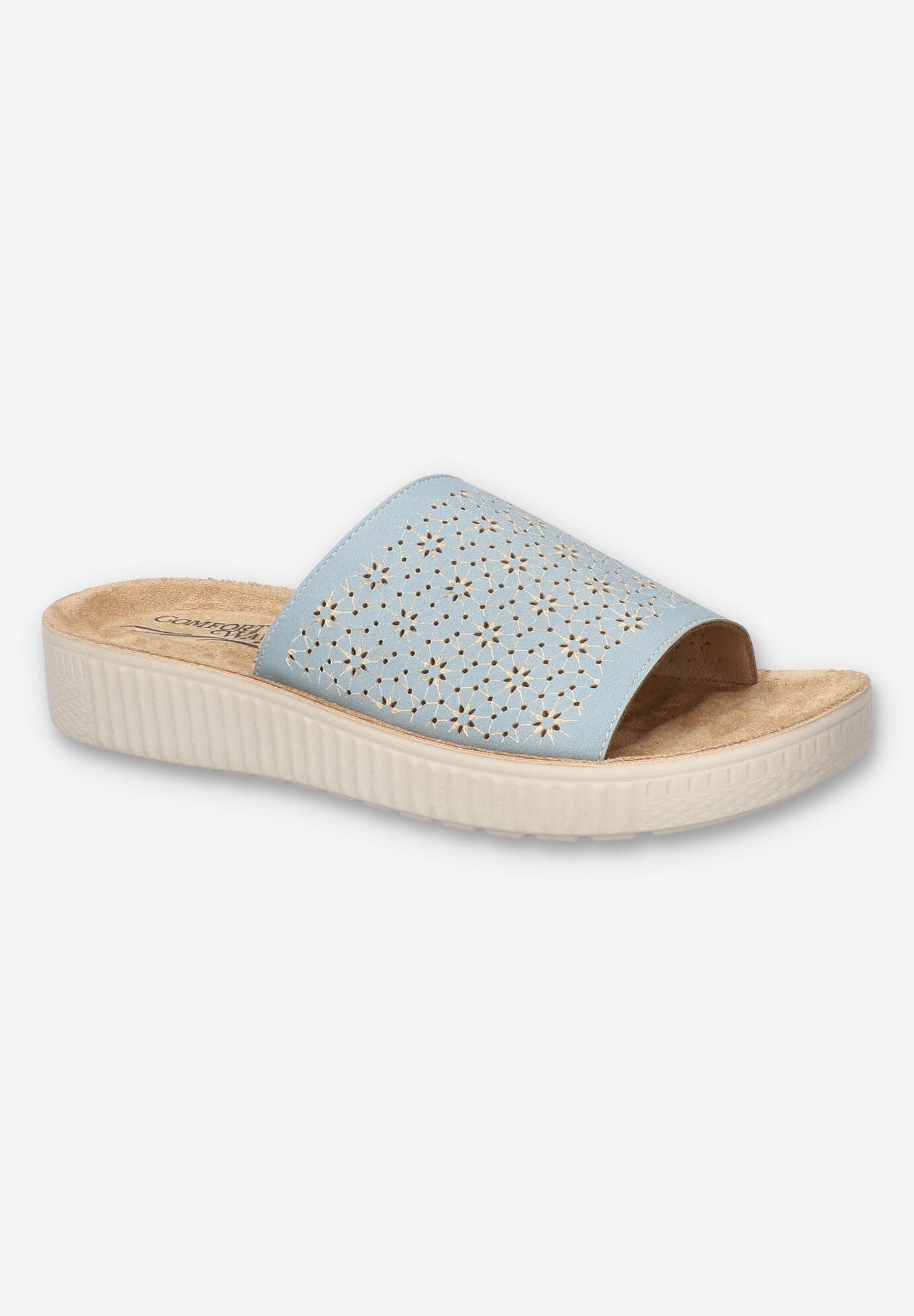 Ivey Slide Sandal, LIGHT BLUE, hi-res image number 0