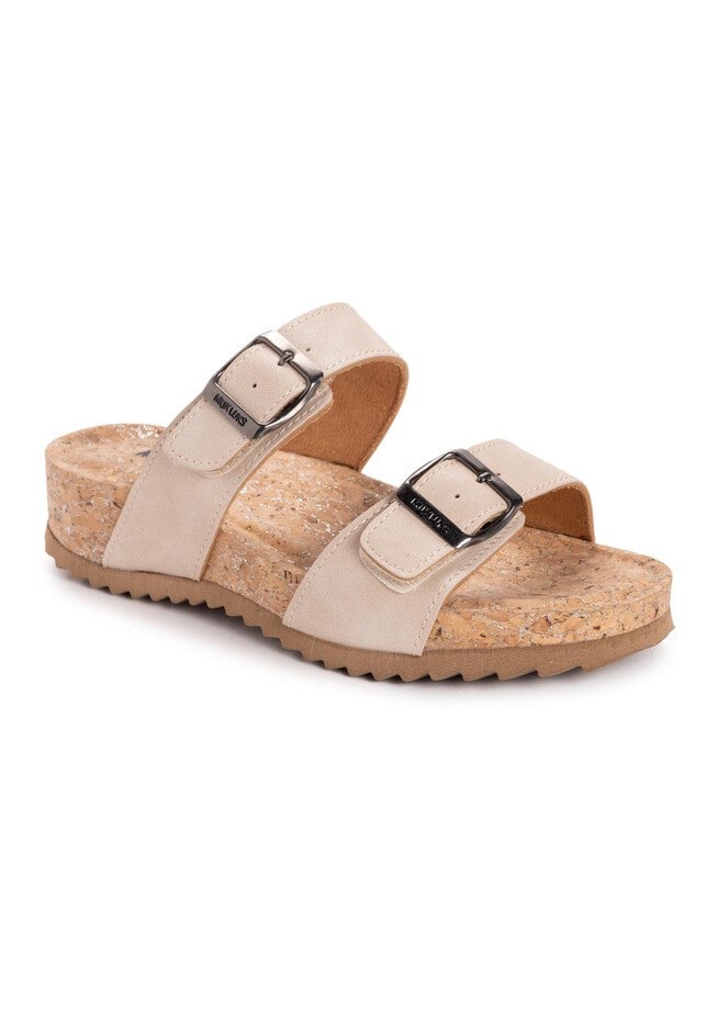 Women'S Presley Platform 2 Strap Sandal, STONE, hi-res image number null