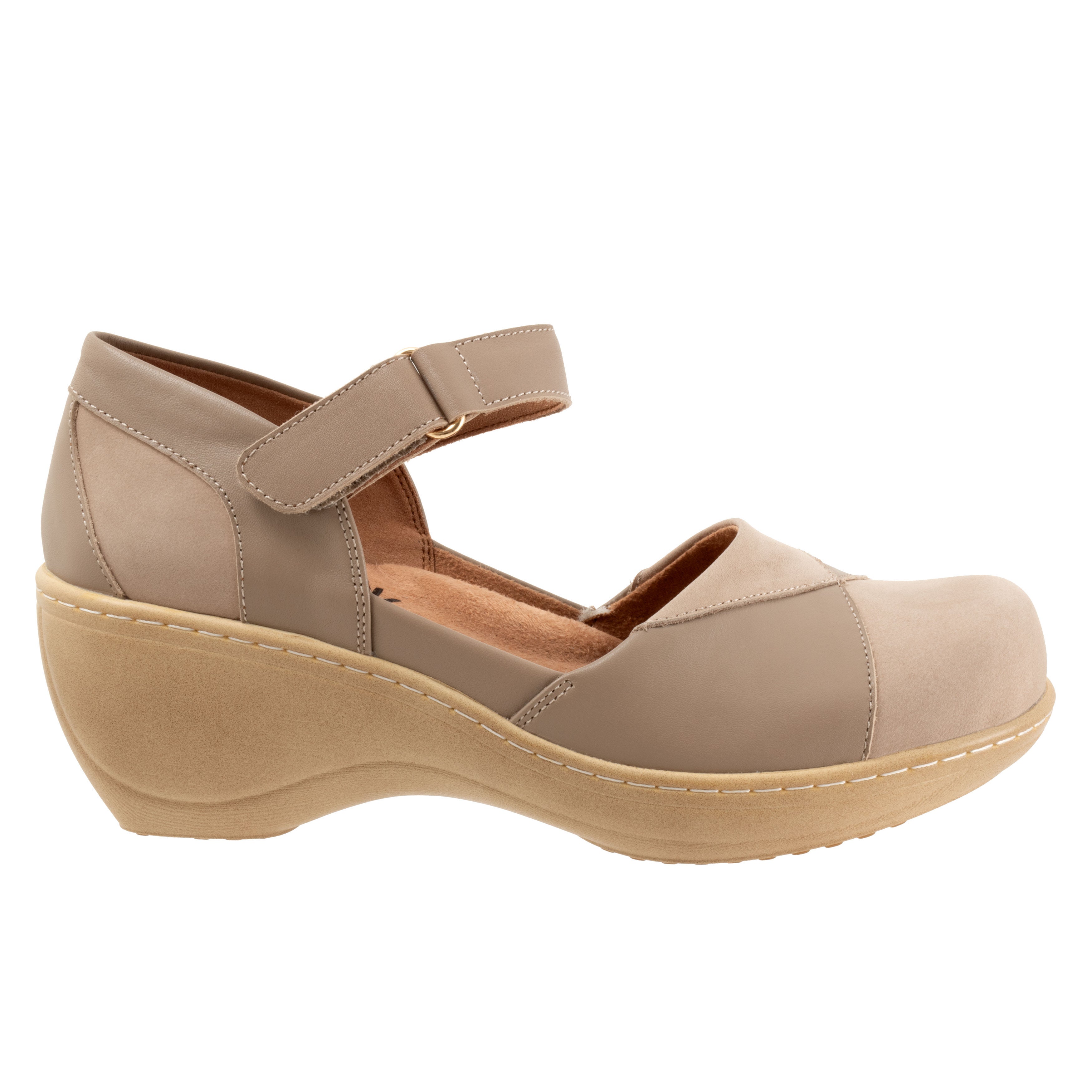 Miri Clog, DARK TAUPE NUBUCK, alternate image number 4