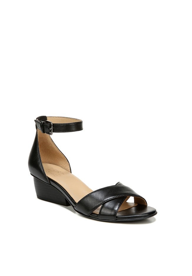 Caine Sandal , BLACK LEATHER, hi-res image number null