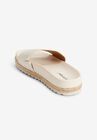 The Evie Footbed Sandal , , on-hover image number 1