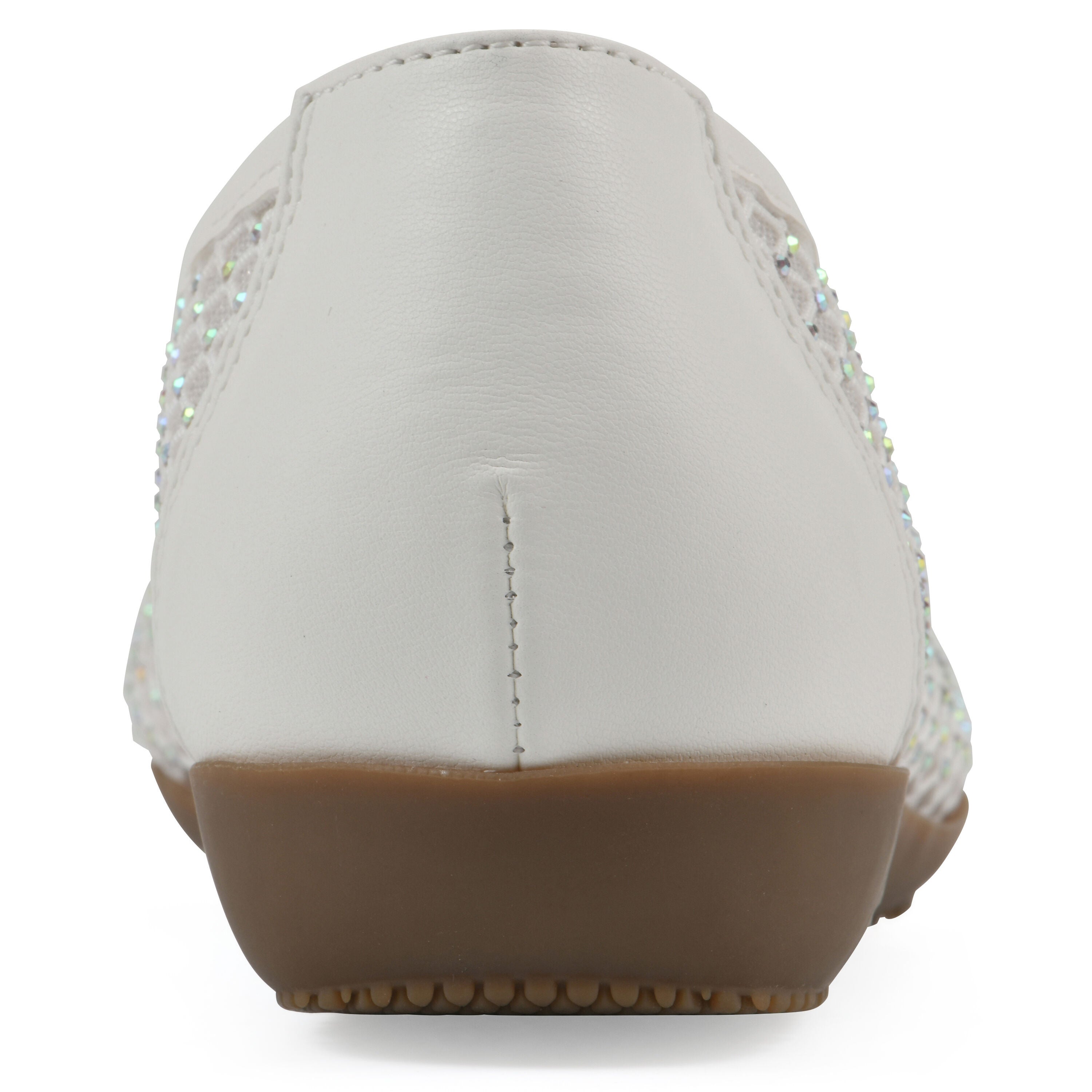 Carlicia Ballet Flat, WHITE FABRIC, on-hover image number 1
