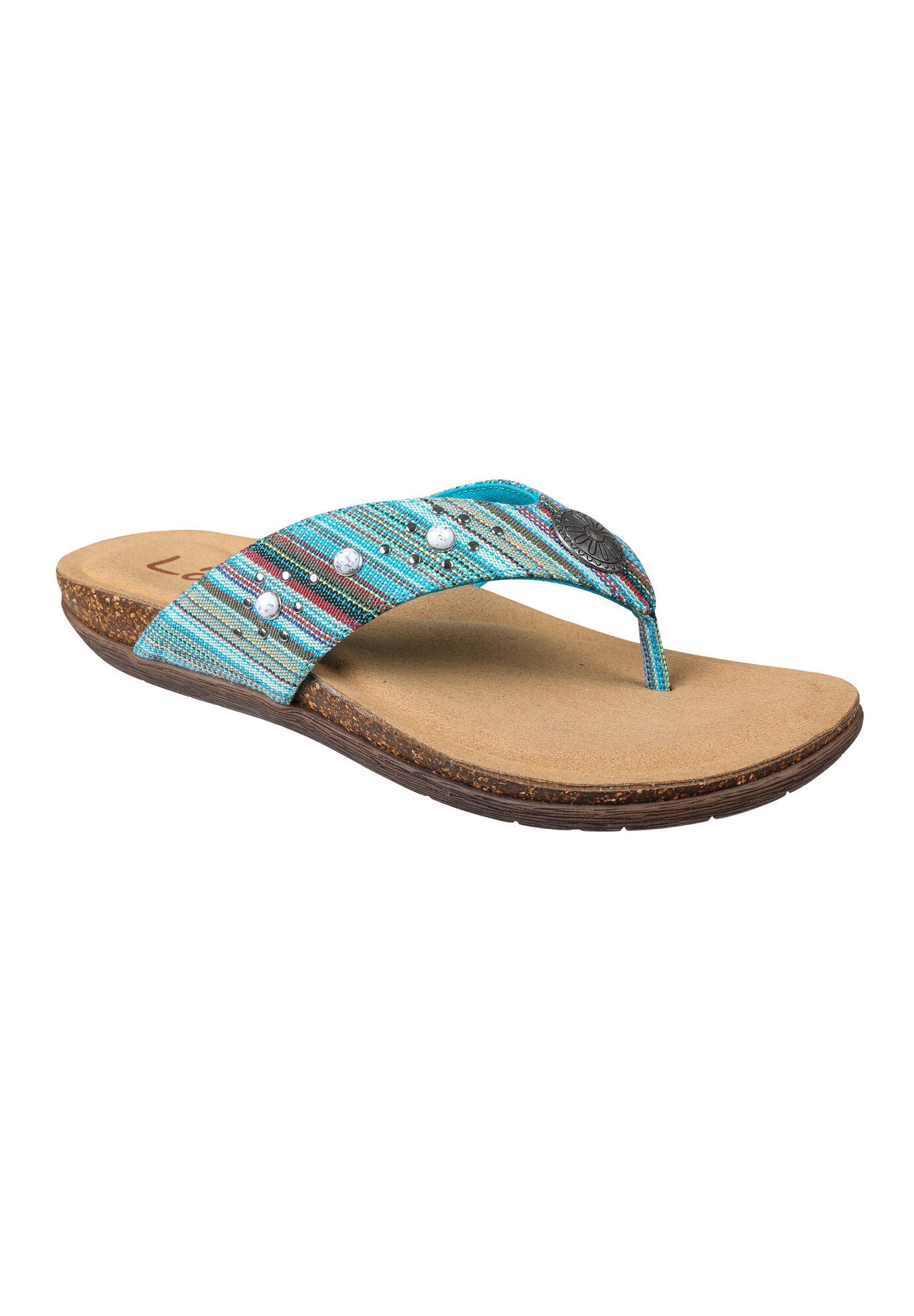 Jovie Slip On Sandal, TURQUOISE, hi-res image number 0