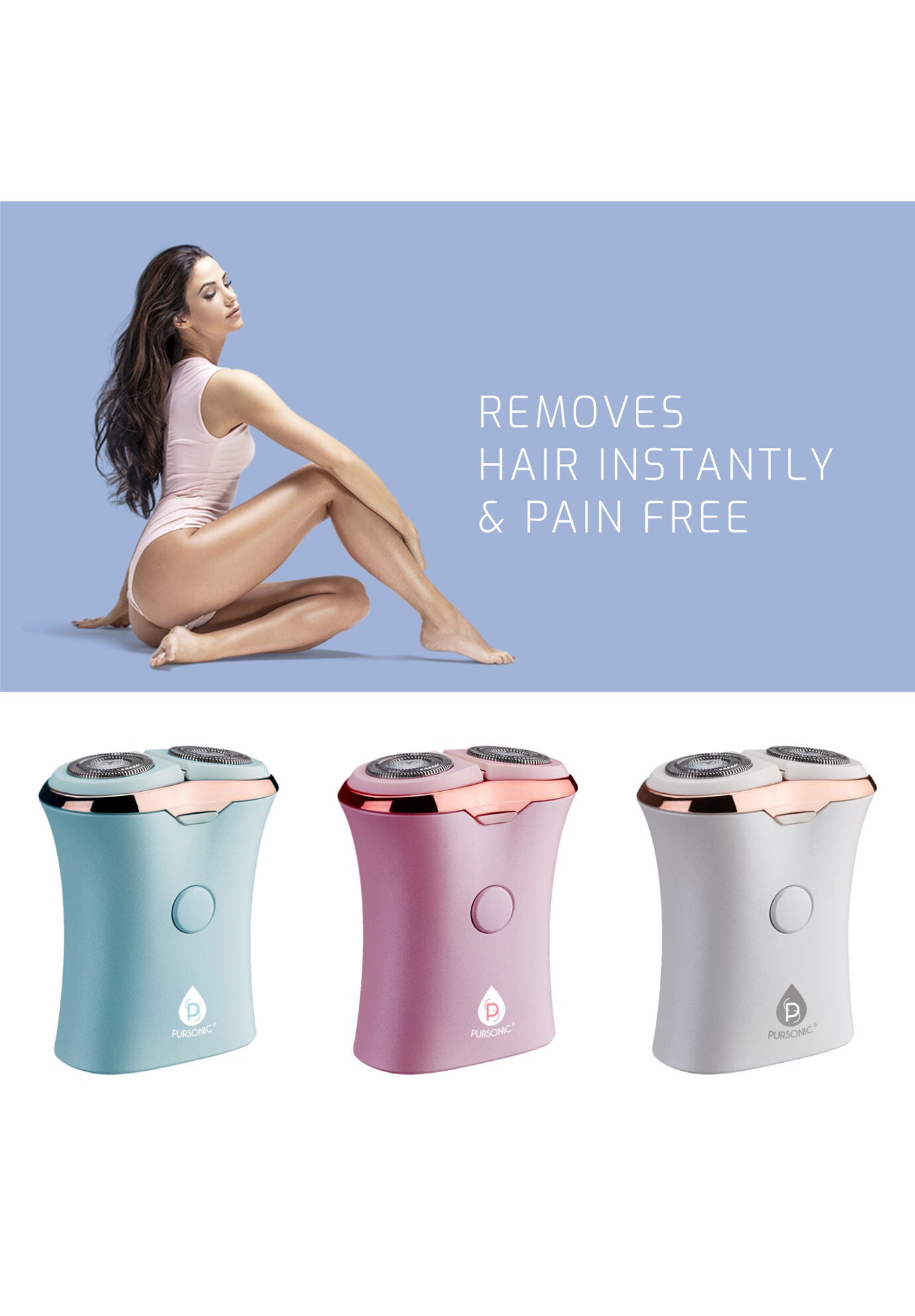 Usb Rechargeable Ladies Shaver, , alternate image number 3