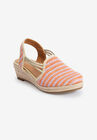 The Clea Espadrille, ORANGE MULTI, hi-res image number null