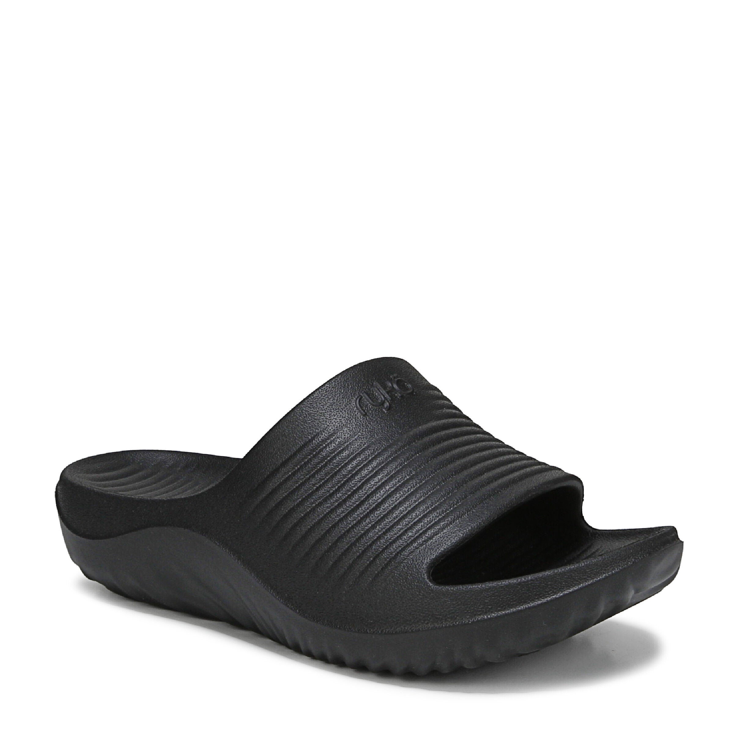 Echo Recovery Slide Sandal, BLACK, hi-res image number 0