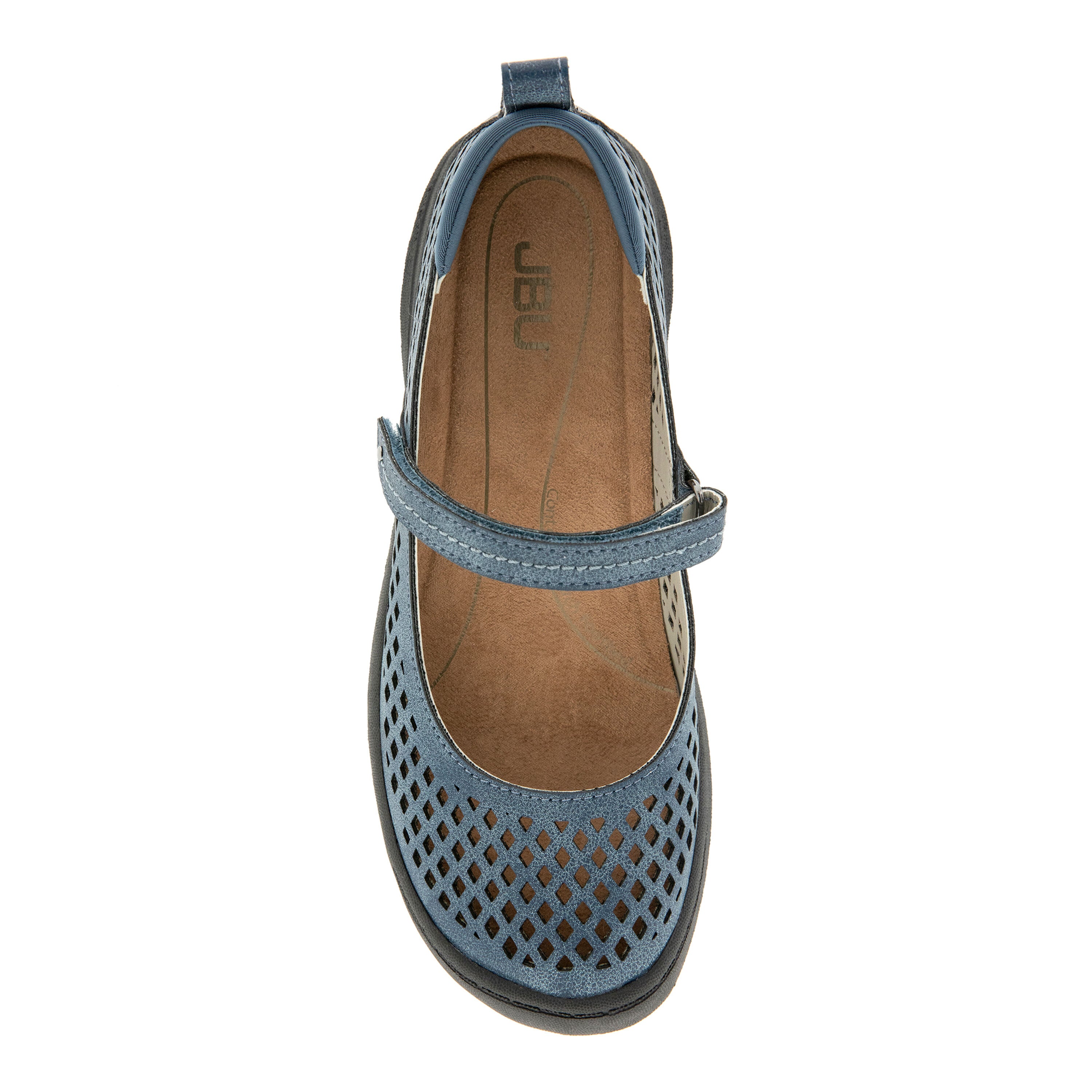 Bee Hook and Loop Mary Jane, DENIM, alternate image number 4