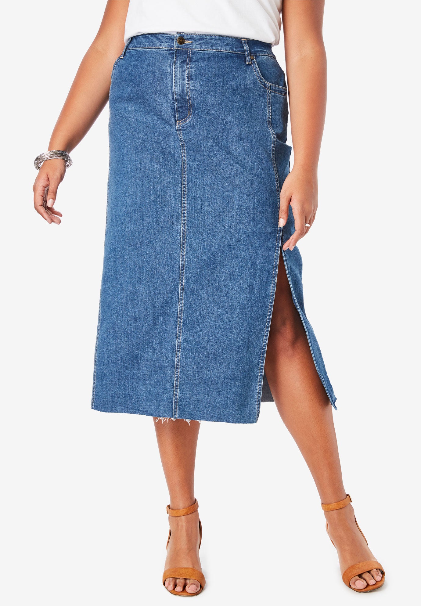 jessica london jean skirts