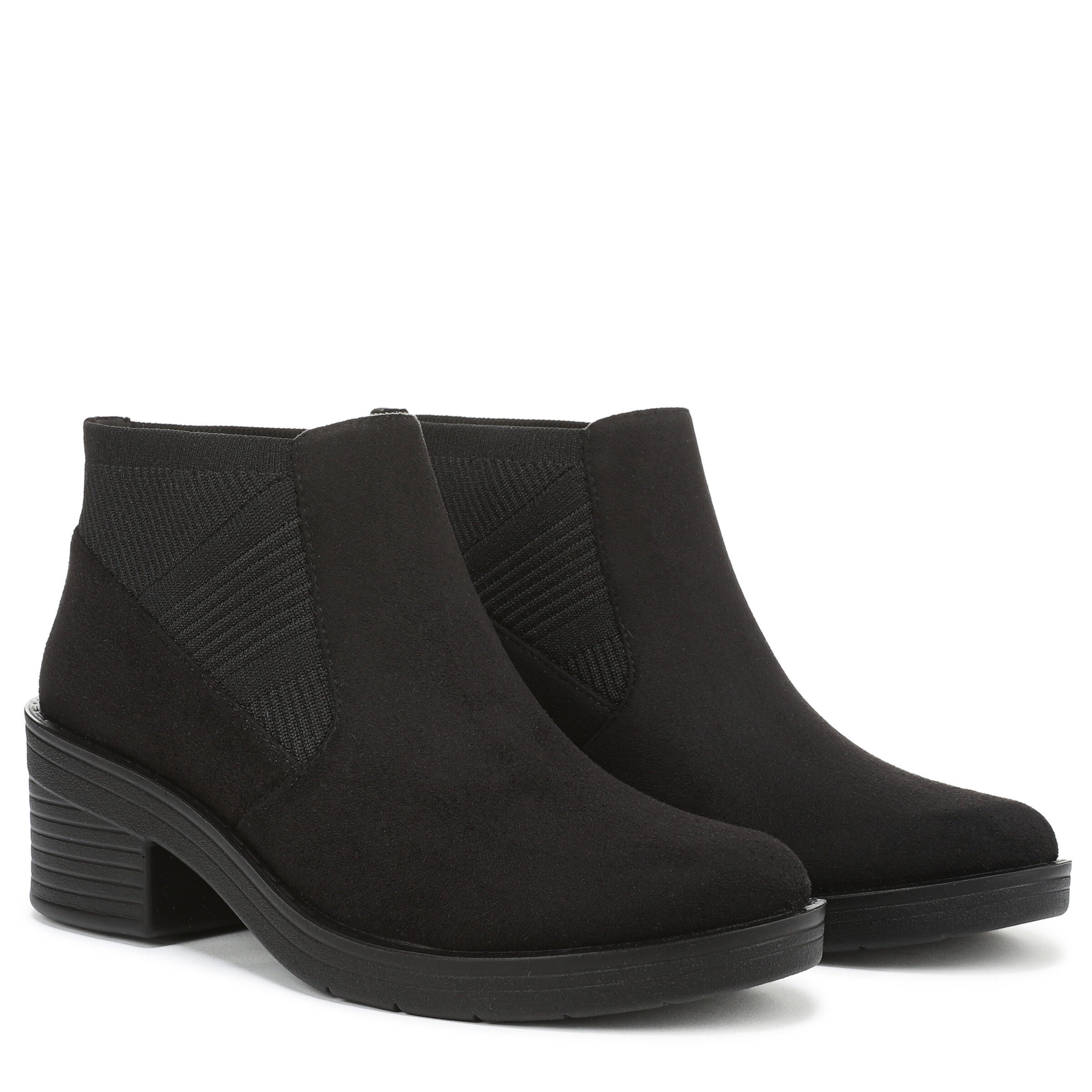 Outlook Knit Ankle Boot, BLACK FABRIC, alternate image number 2