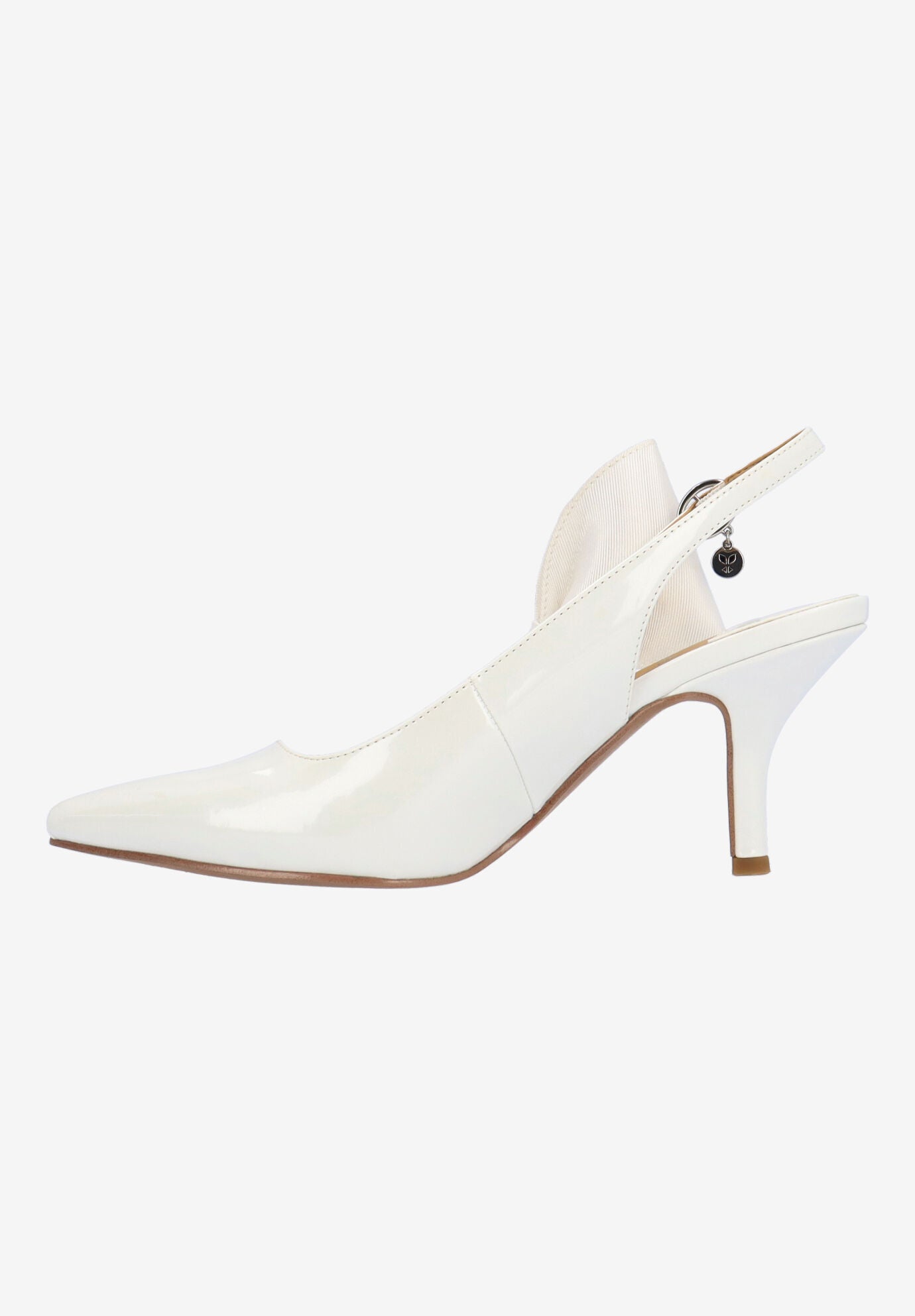 Rowin Slingback Pump, WHITE, alternate image number 5