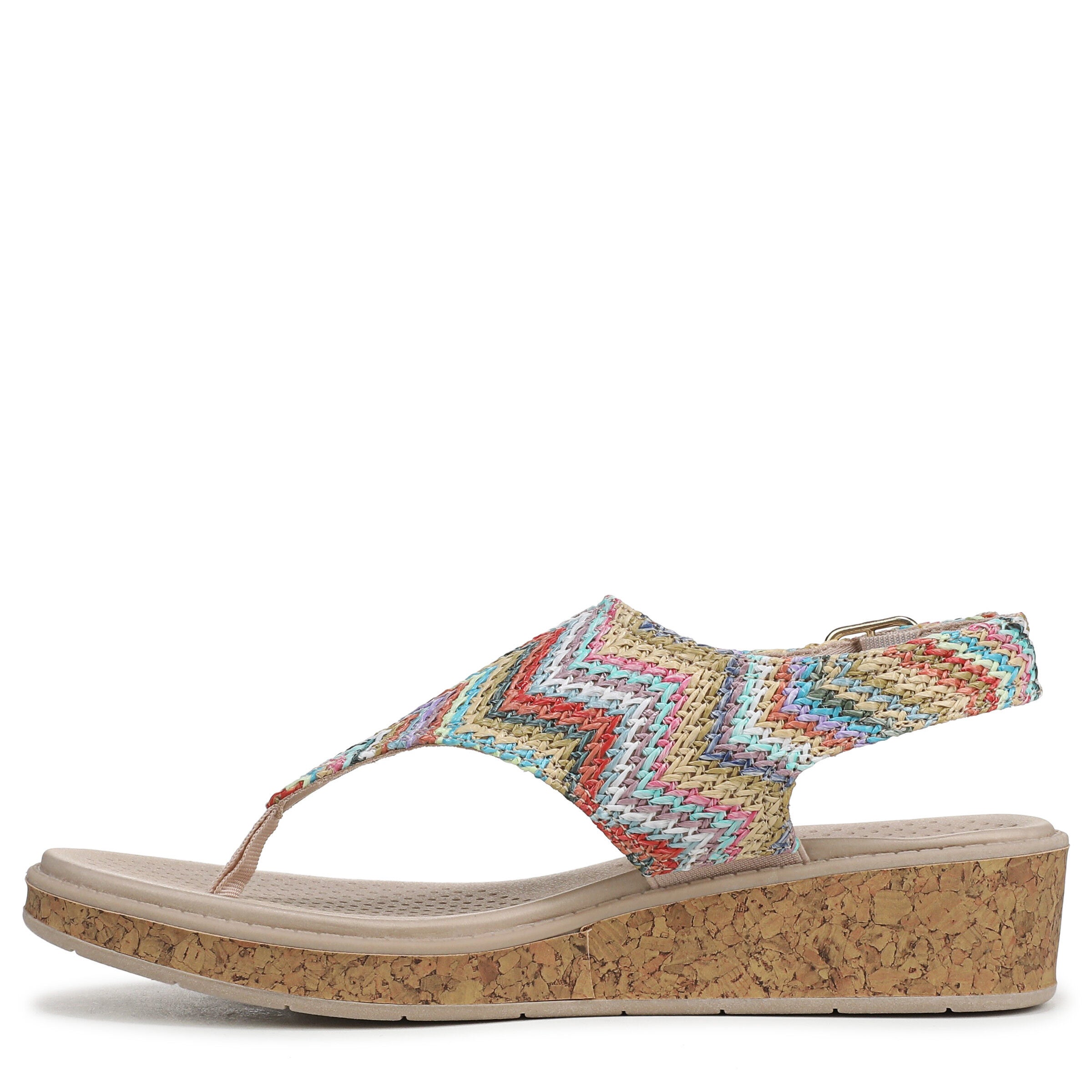Beachy Slingback Sandal, BEIGE MULTI, alternate image number 5