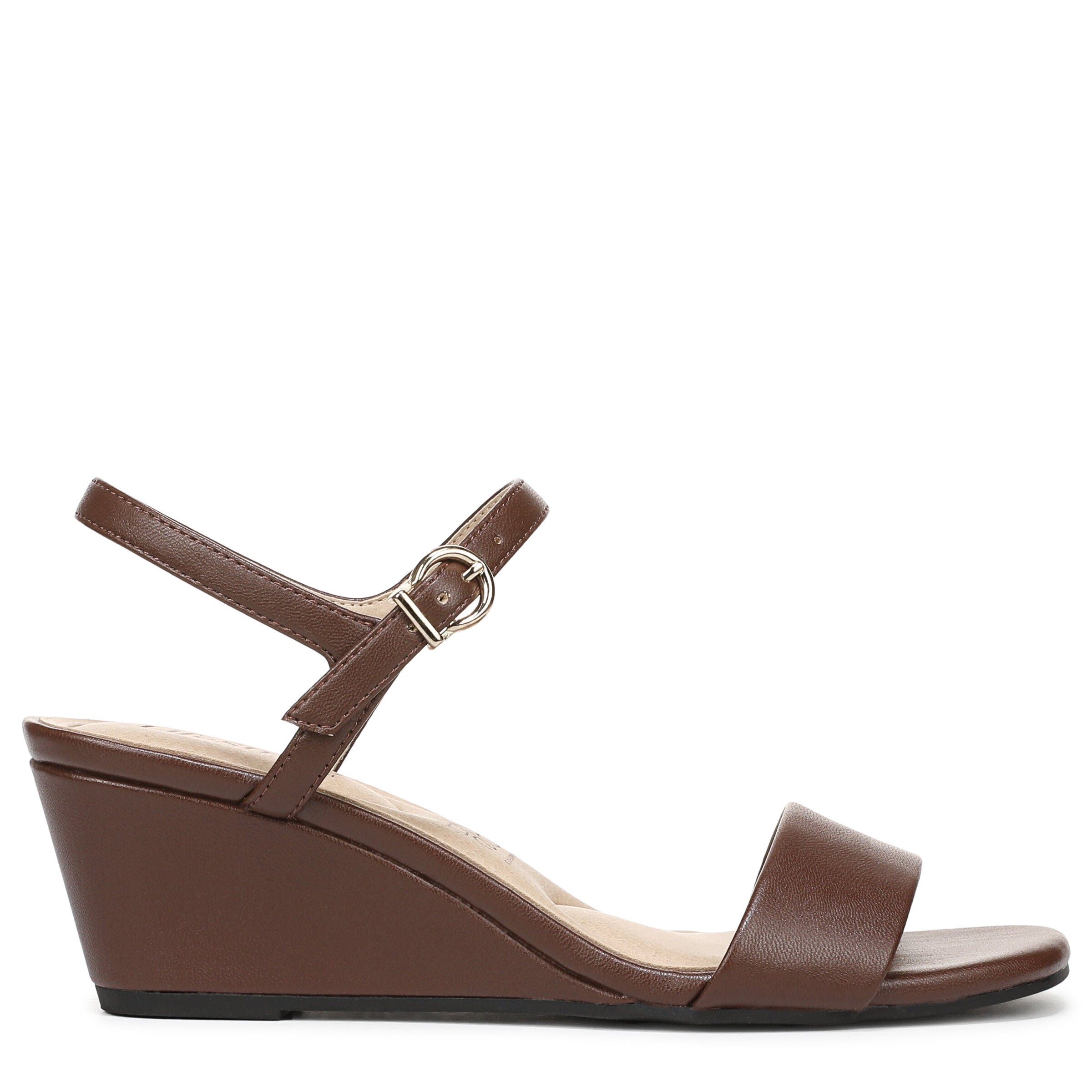 Sawyer Wedge Dress Sandal, COCOA BROWN, alternate image number 3