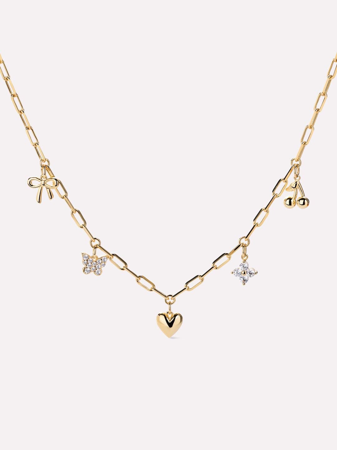 The Everyday Charm Necklace, GOLD, hi-res image number 0