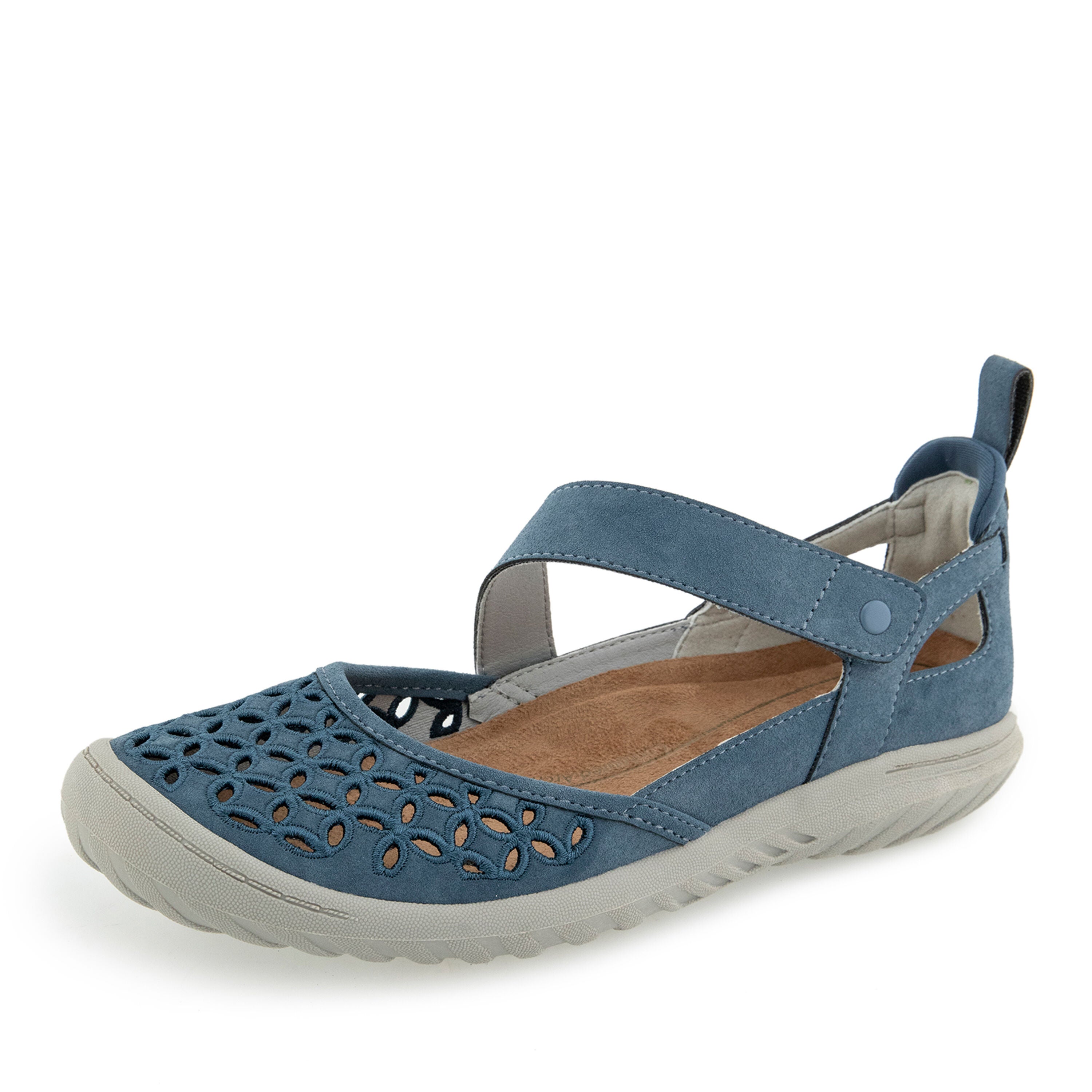 Bianca Hook and Loop Mary Jane, DENIM, alternate image number 6