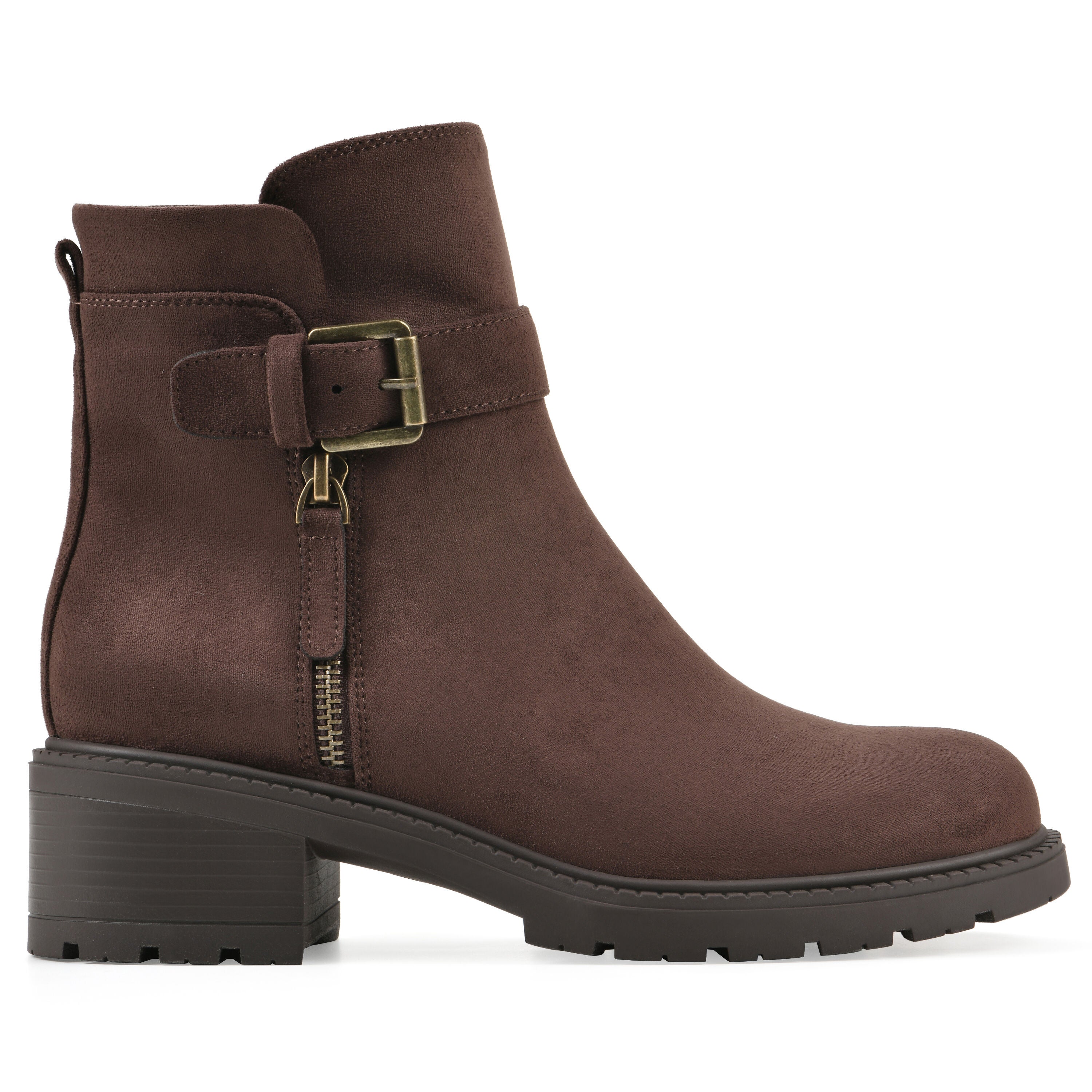 Bodie Lug Sole Bootie, BROWN FABRIC, alternate image number 2