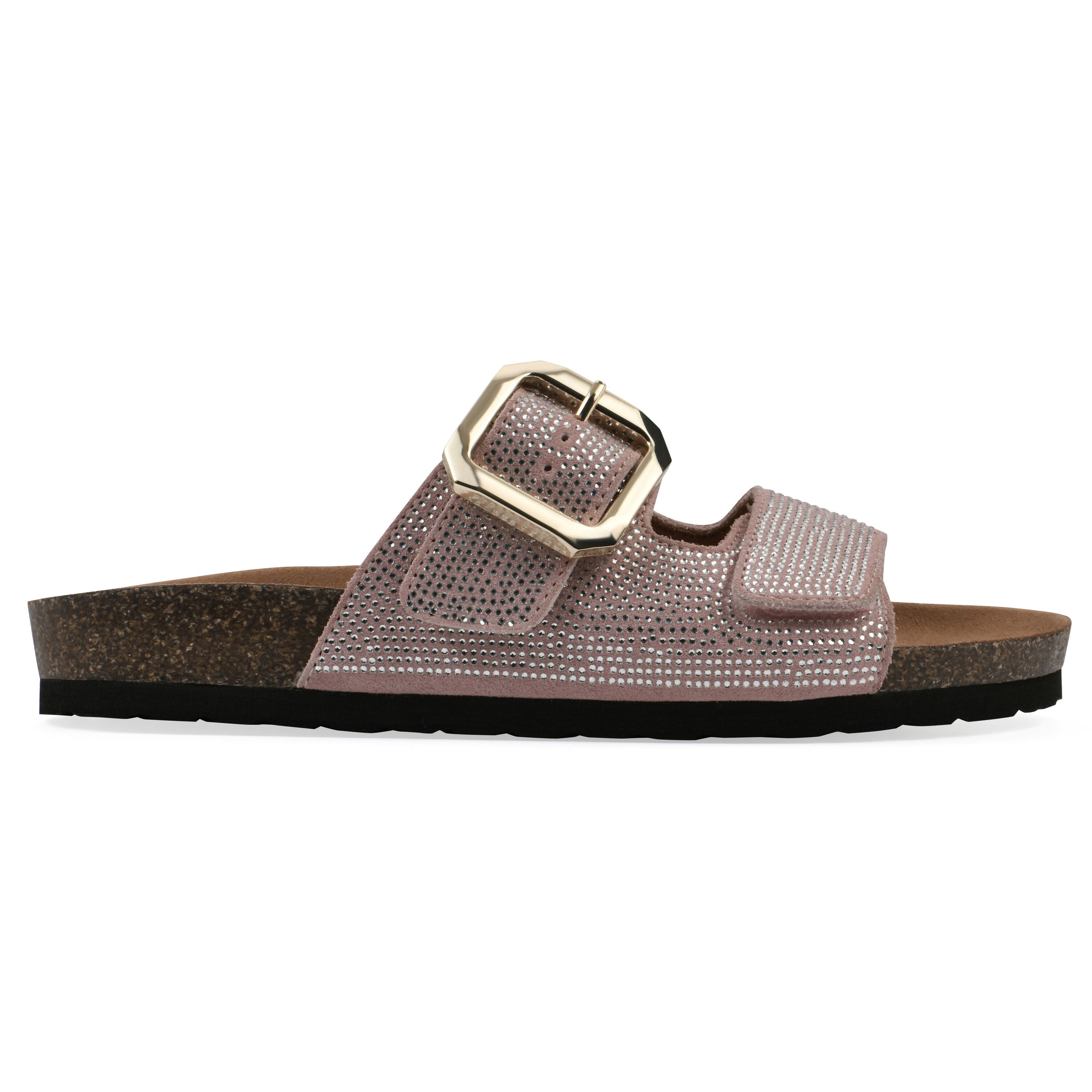 Granitas Footbeds Sandal, BLUSH PINK SUEDE, alternate image number 2