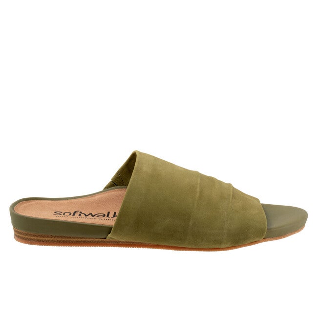 Camano Sandal, OLIVE SUEDE, alternate image number 4