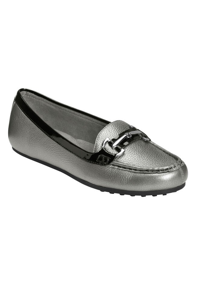 Drive Along Flats by Aerosoles®, SILVER COMBO, hi-res image number null