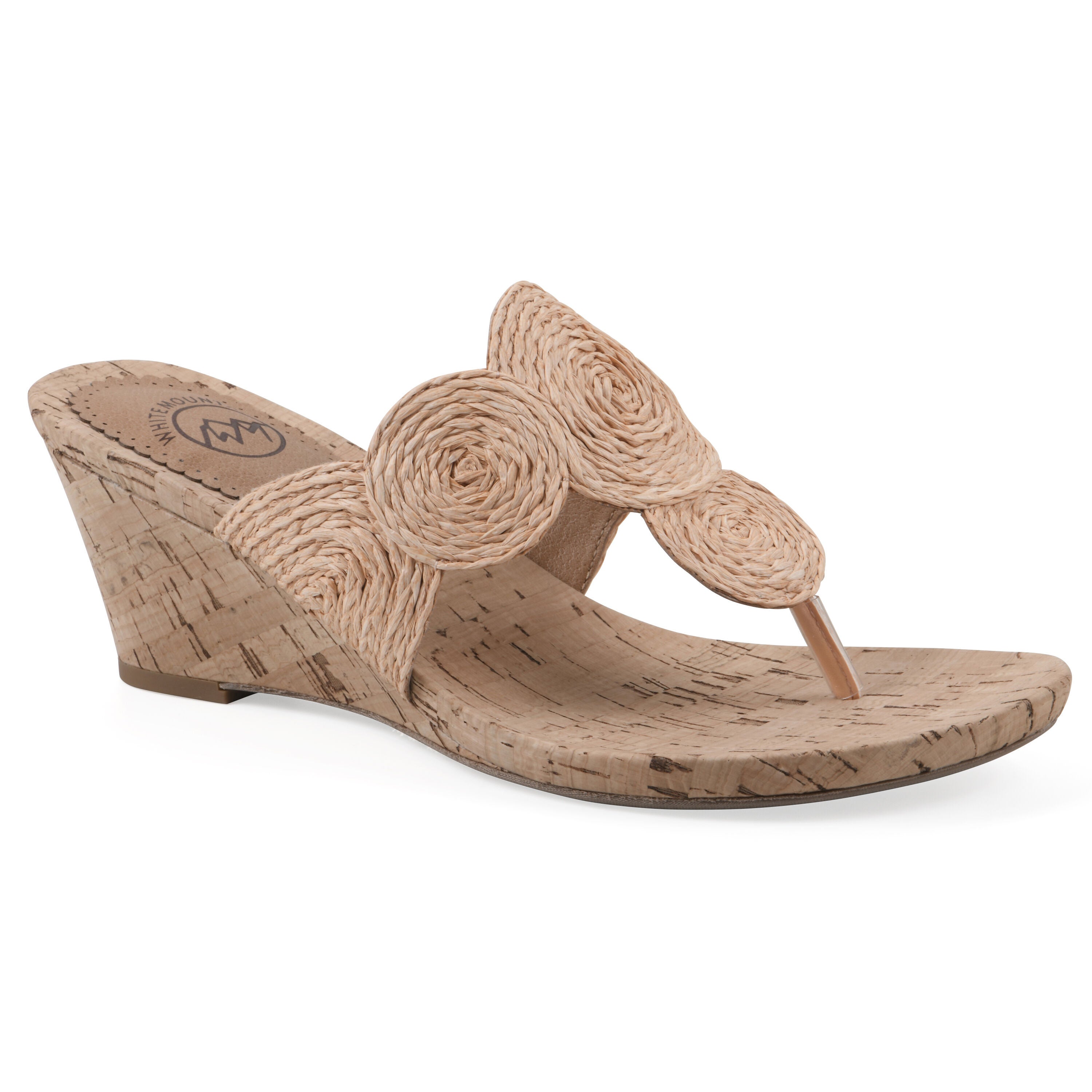 Affogato Wedge Sandal, APRICOT SMOOTH, hi-res image number 0